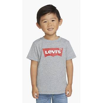 Short Sleeve Batwing T-Shirt Toddler Boys 2T-4T 1