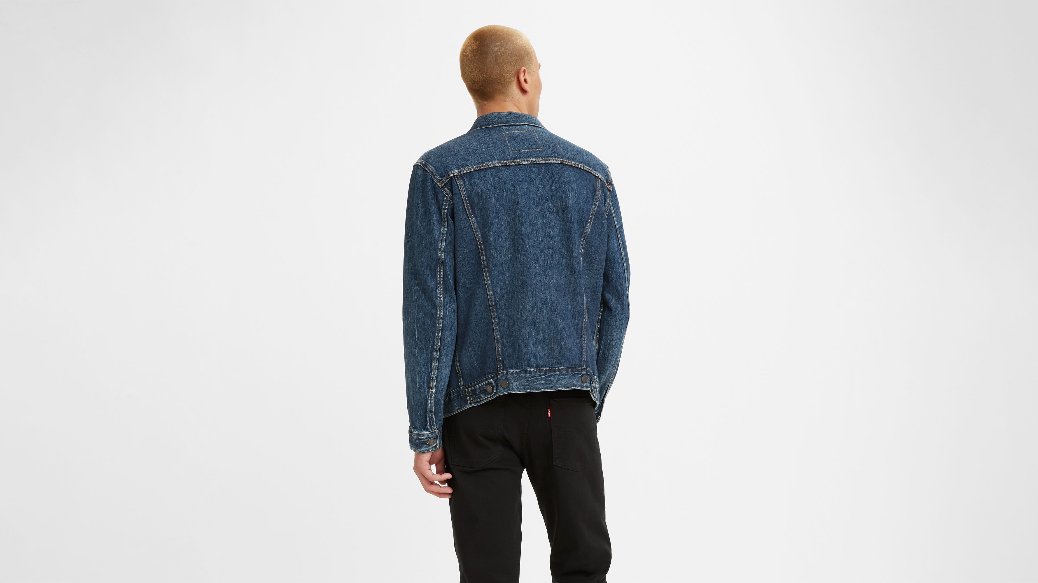 Levis denim deals jacket size guide