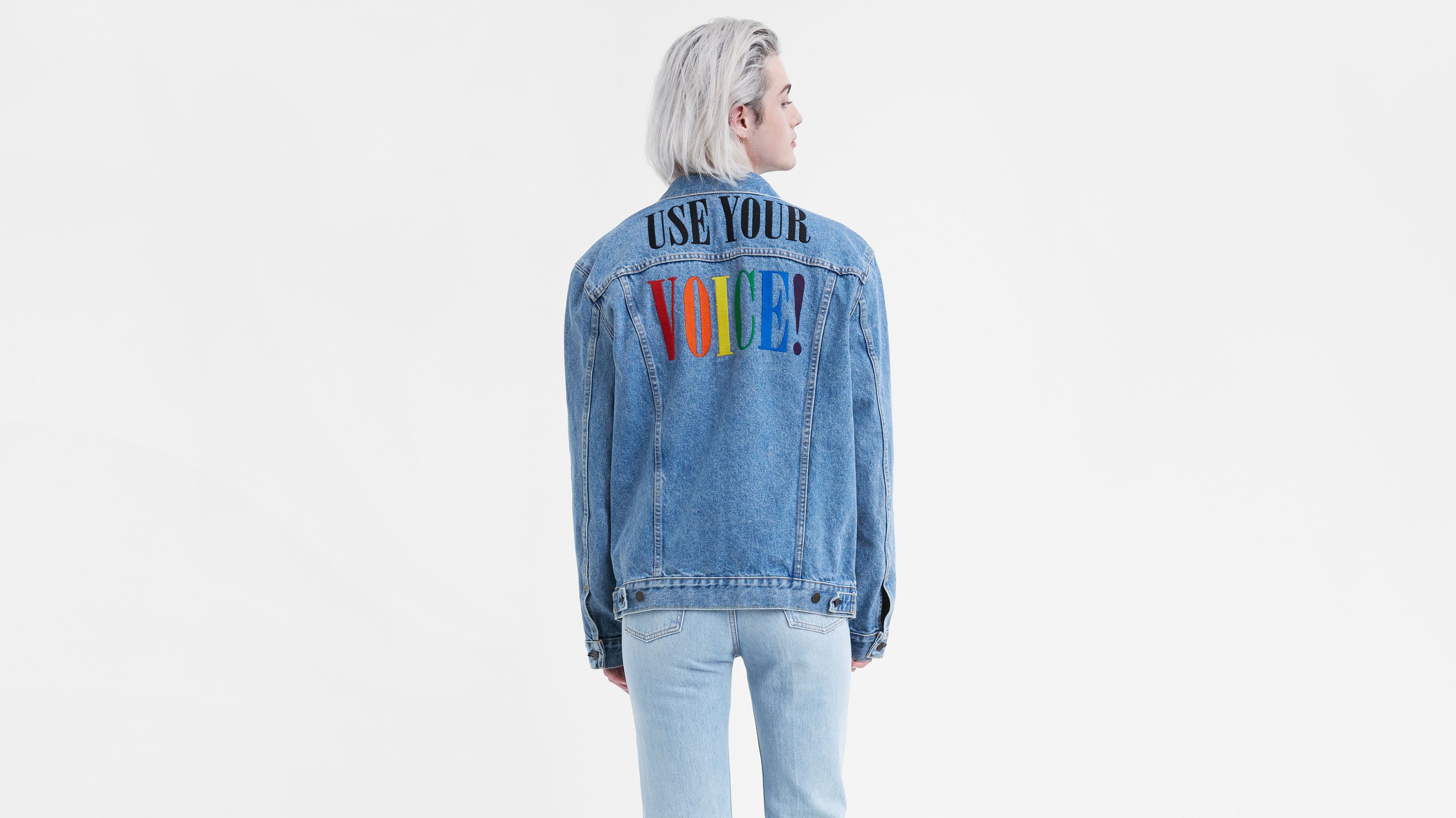 levi's pride trucker jacket