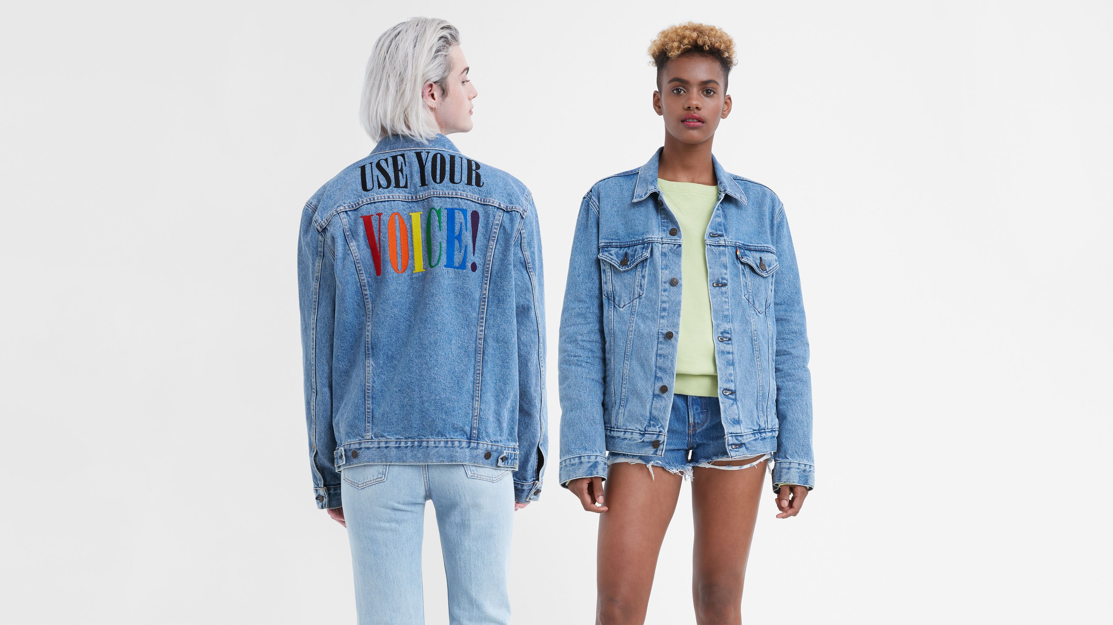 levi's rainbow jacket