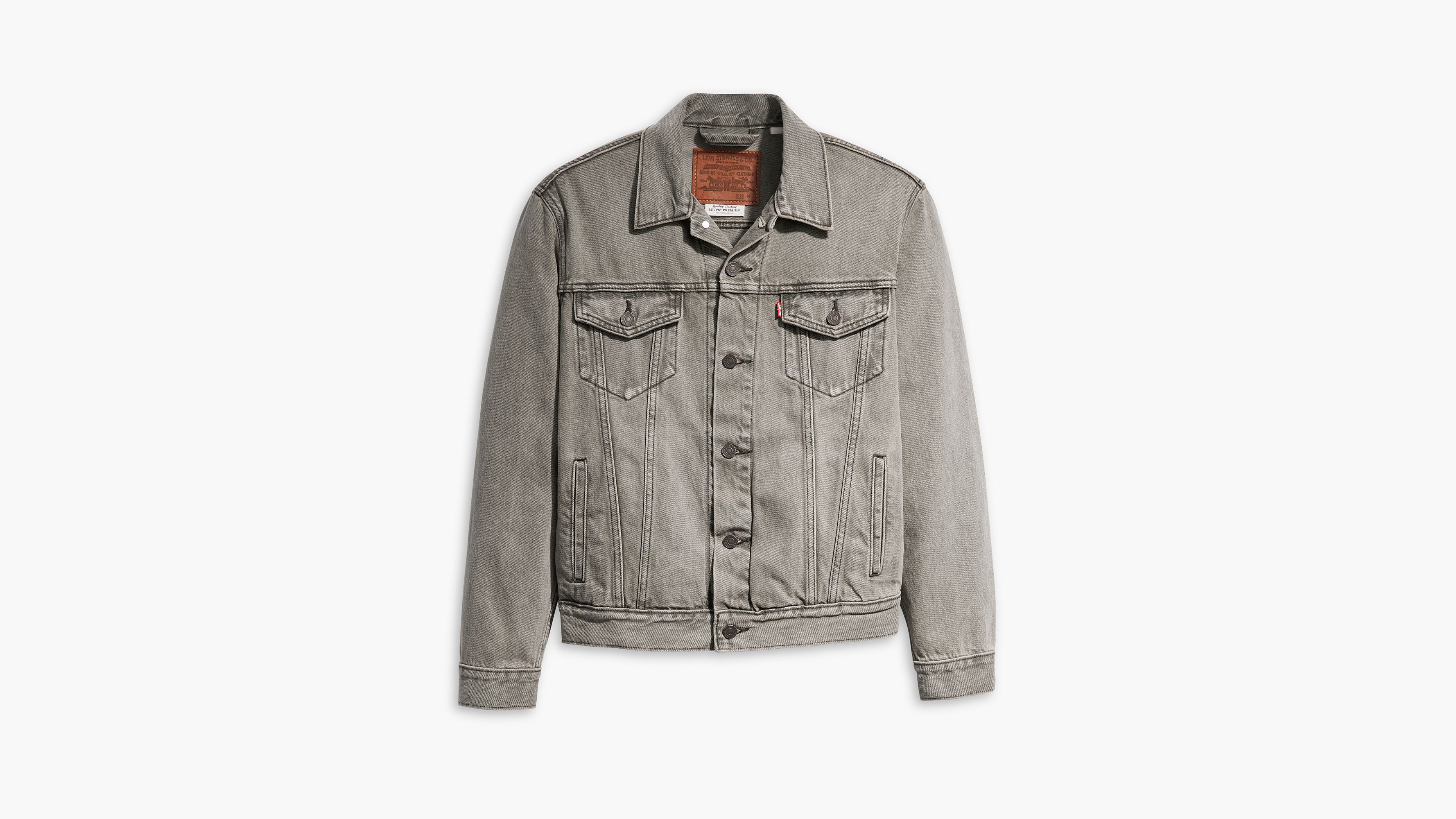 Levi's grey store trucker jacket