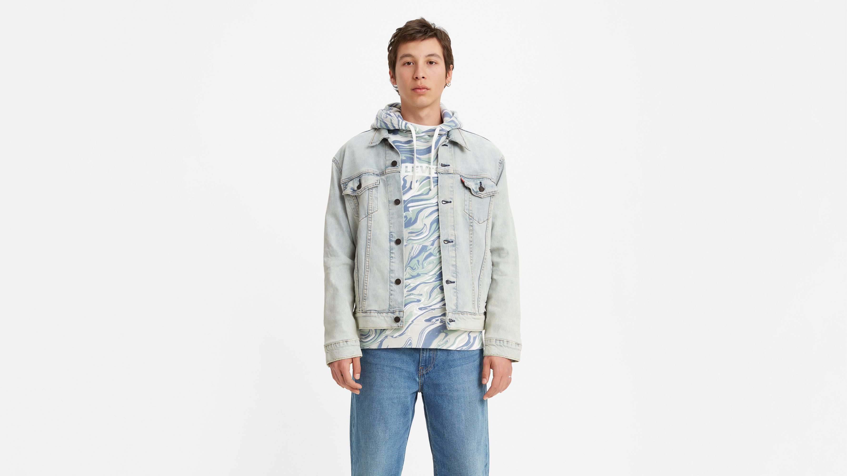 levis fur denim jacket mens