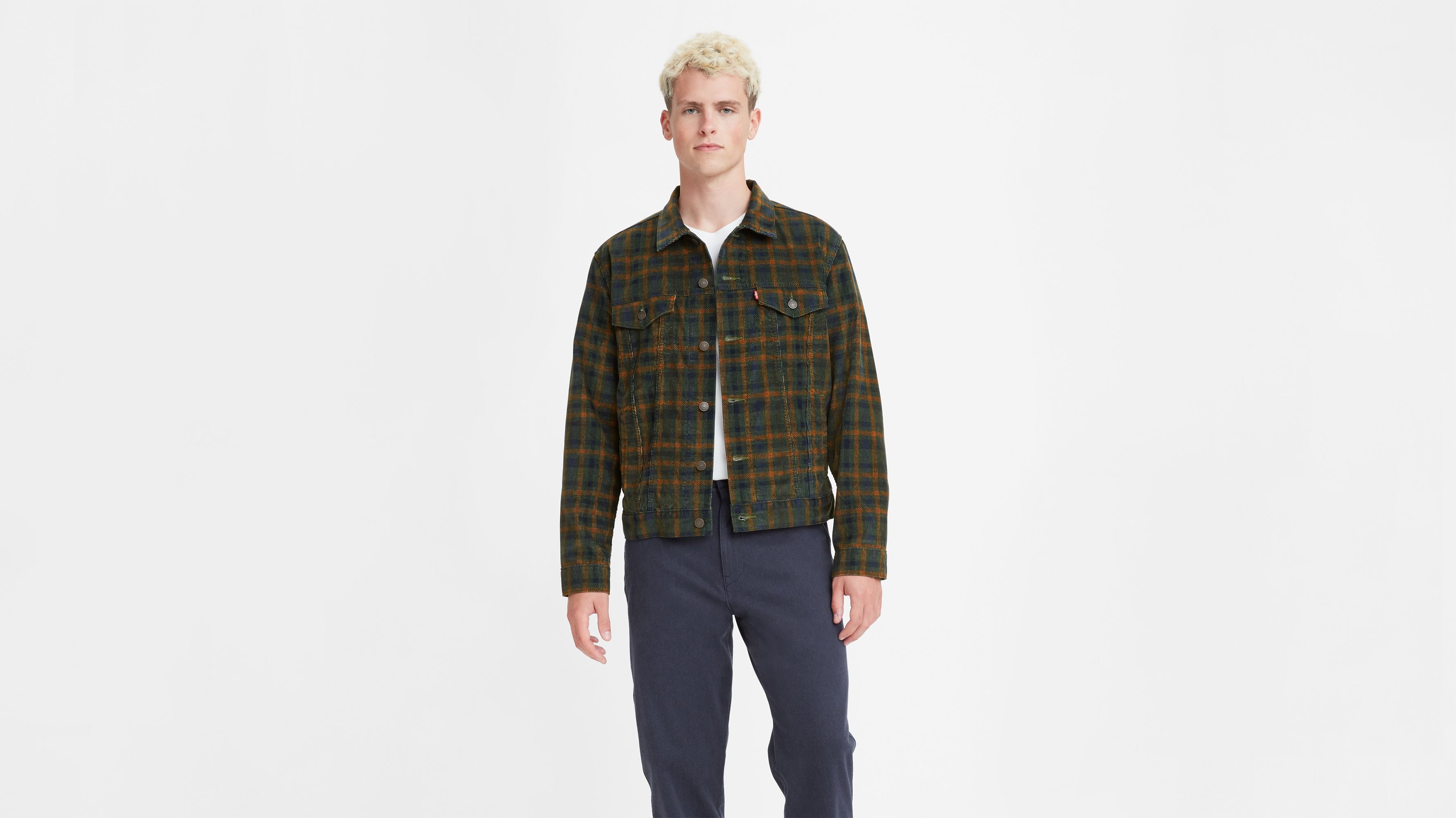 Levis THE FISHING JACKET Green - MOSSY GREEN