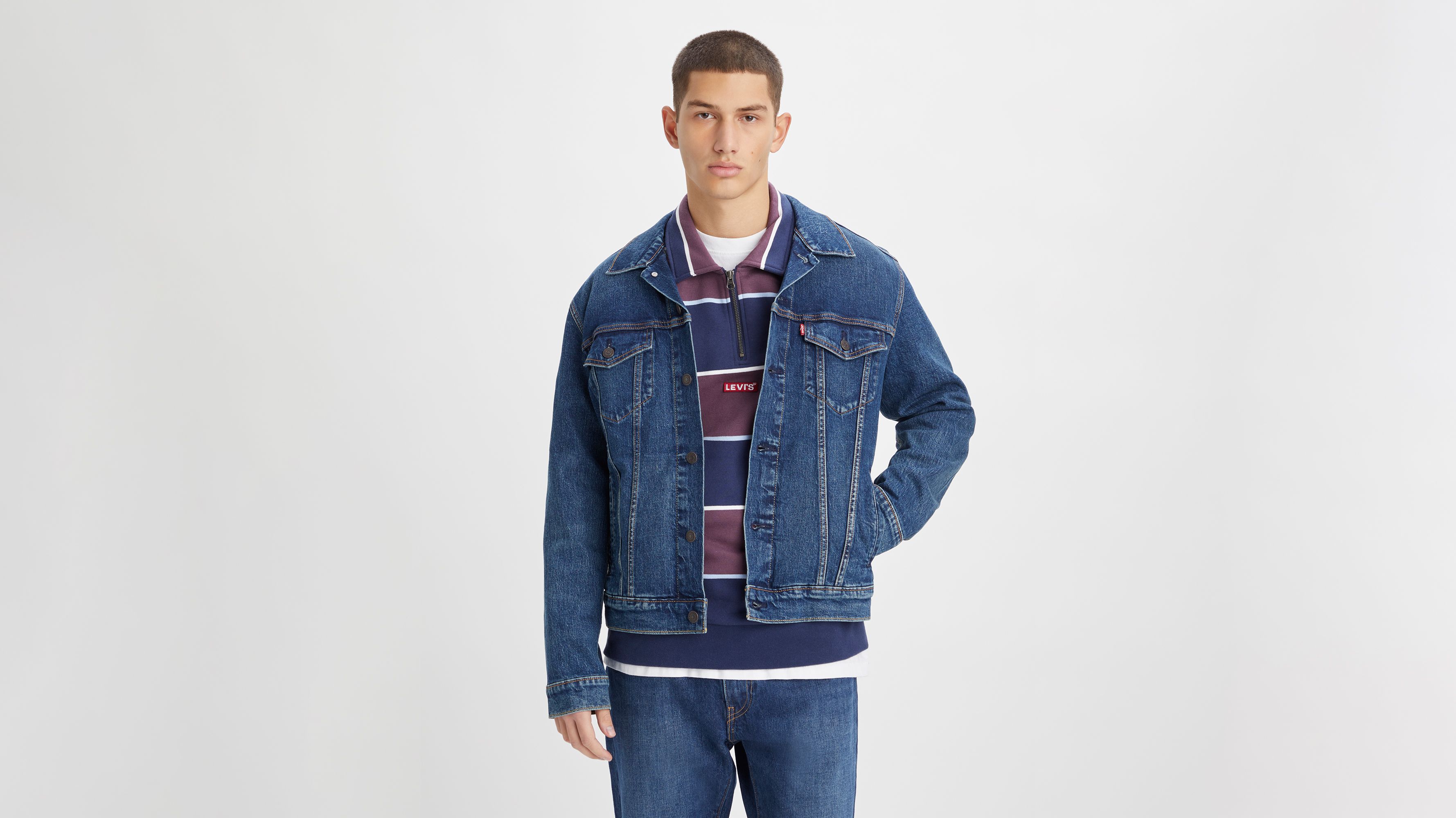 Levi's trucker discount jacket with hood