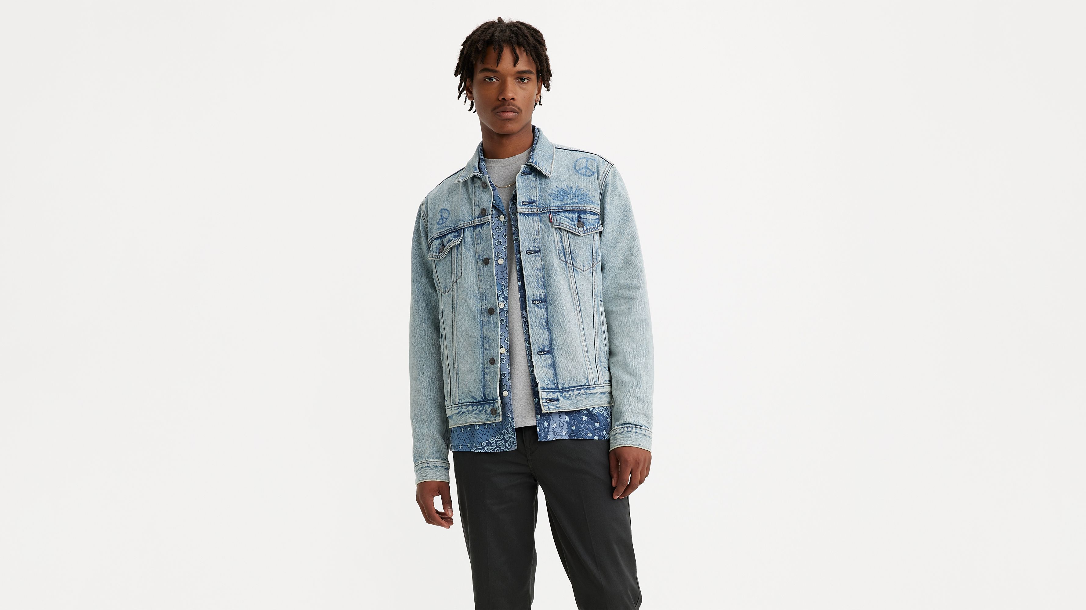 Light Indigo - Light Wash - Trucker Jacket