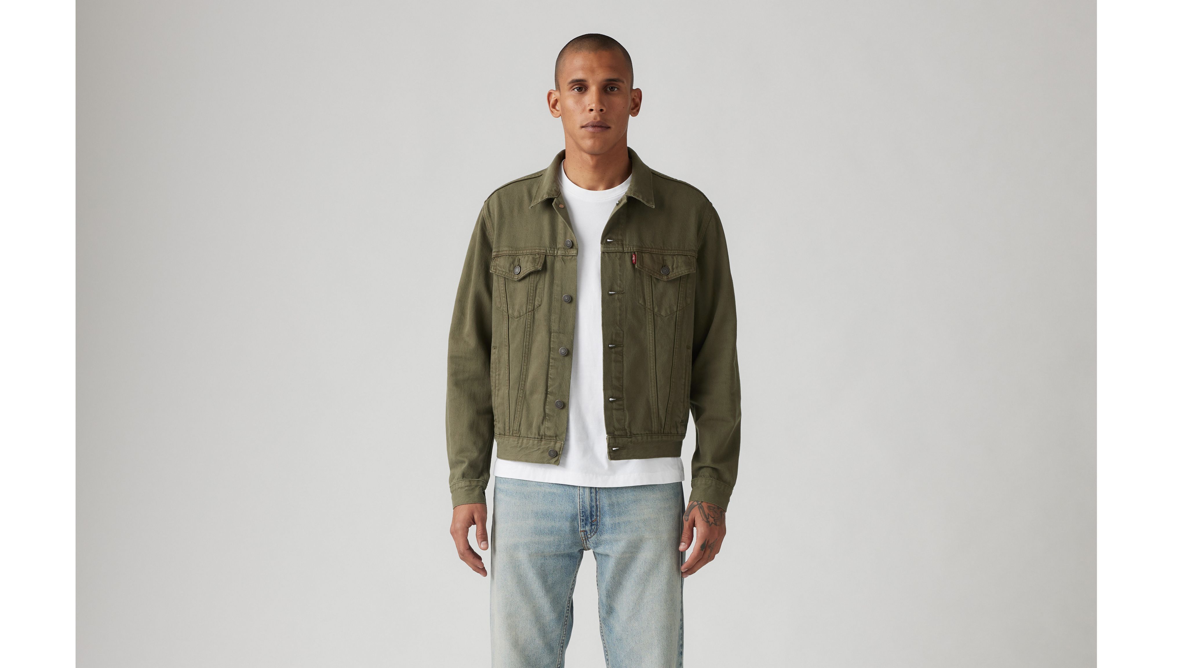 Trucker Jacket - Green | Levi's® AT
