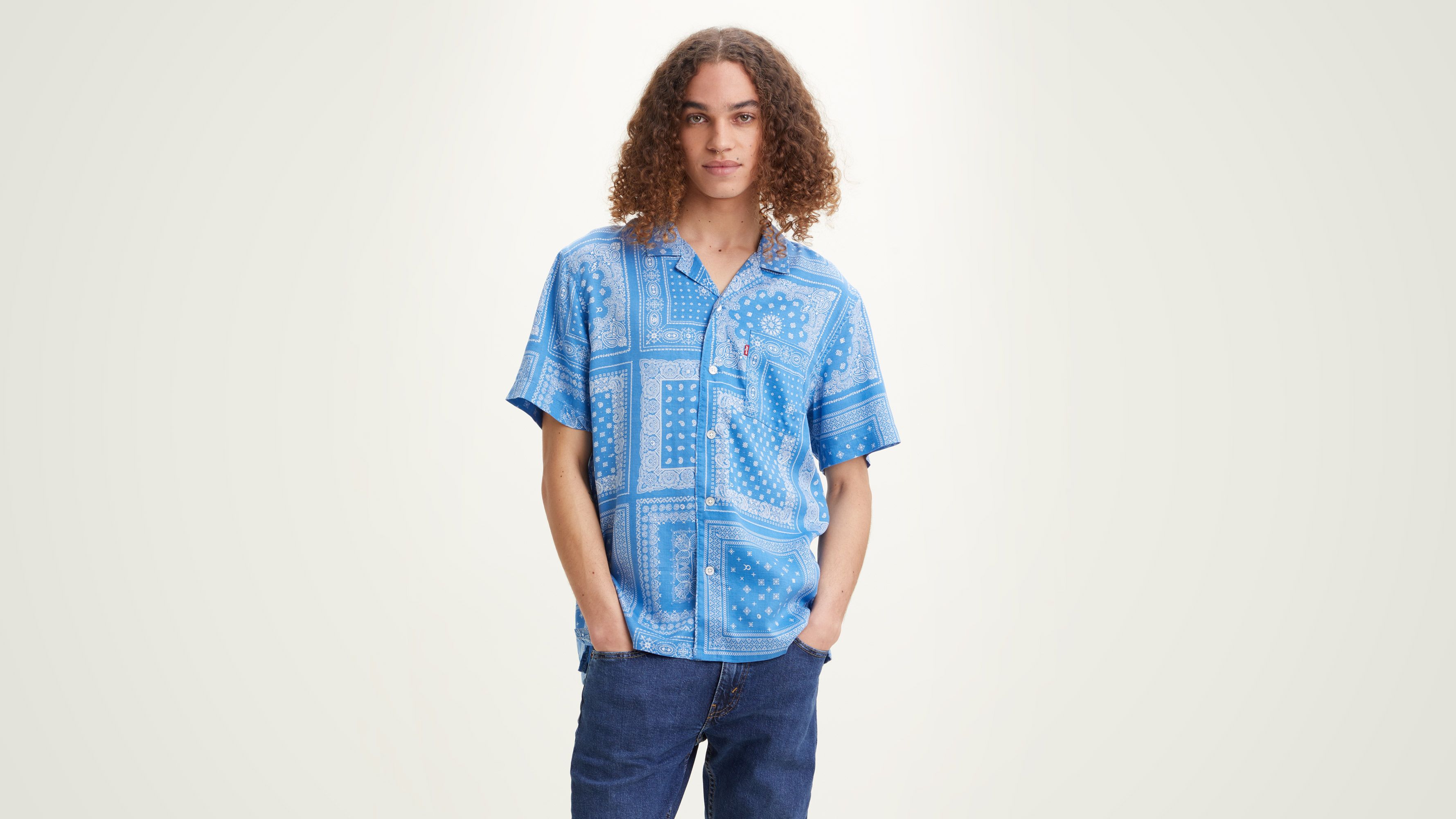 Sunset Camp Shirt Blau Levi's® AT