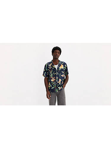 리바이스 Levi Sunset Camp Shirt,Nepenthe Floral Navy Blazer - Multi-Color