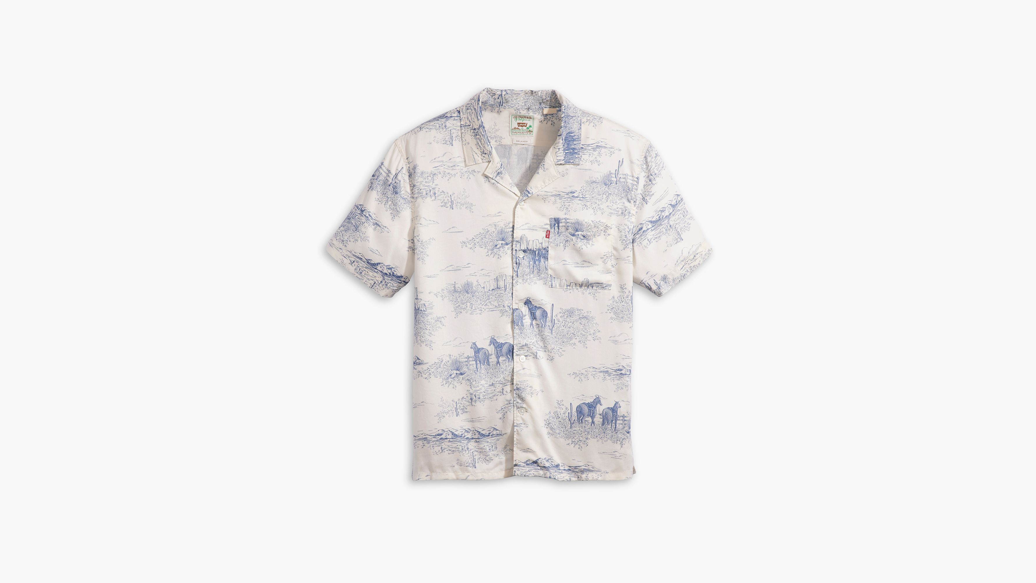 Sunset Camp Shirt - Blue