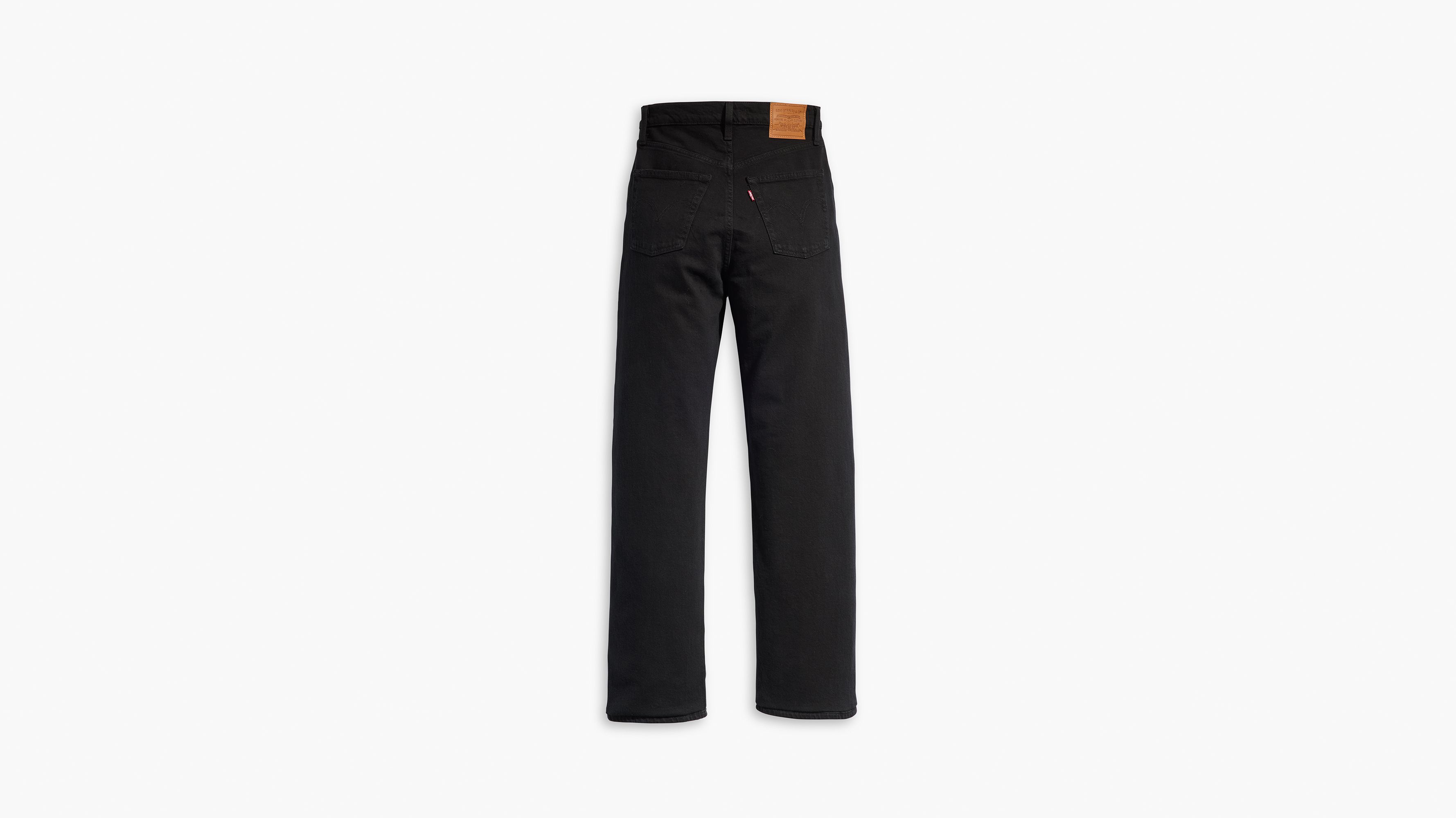 Levi black shop straight leg jeans