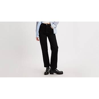 Levi´s ® Ribcage Straight Ankle Jeans Black