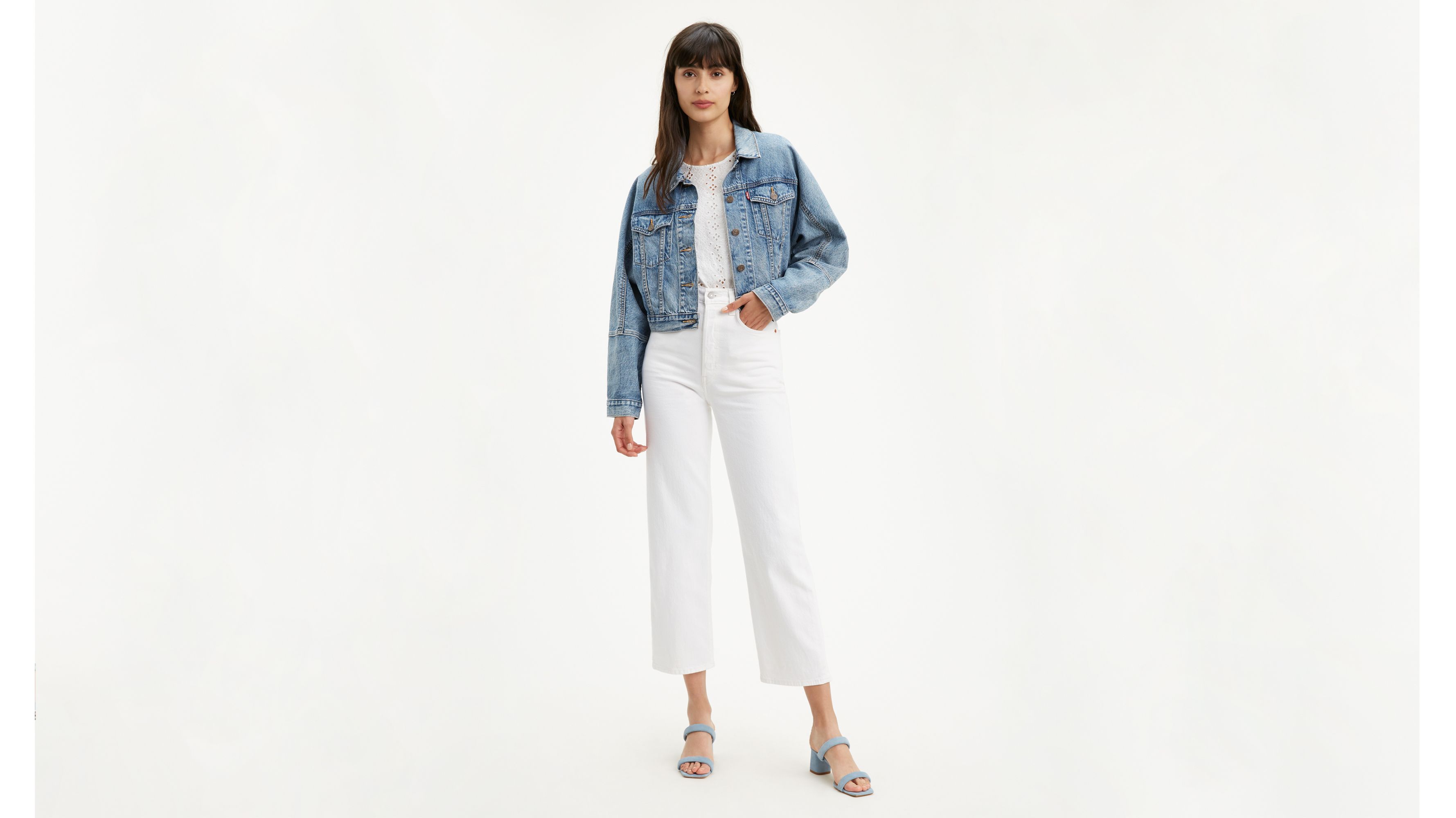 levis white denim