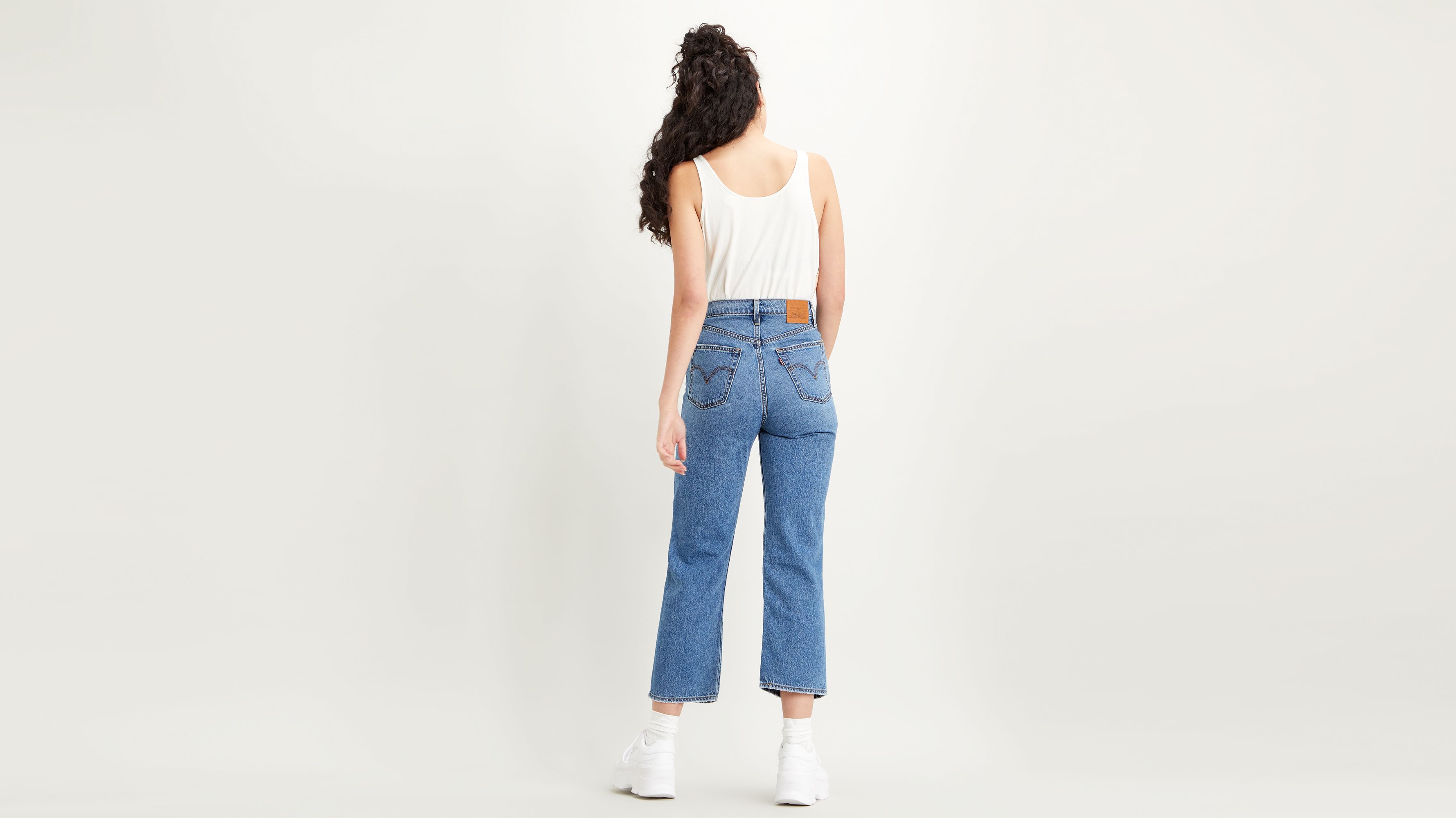 levi's premium ribcage straight ankle