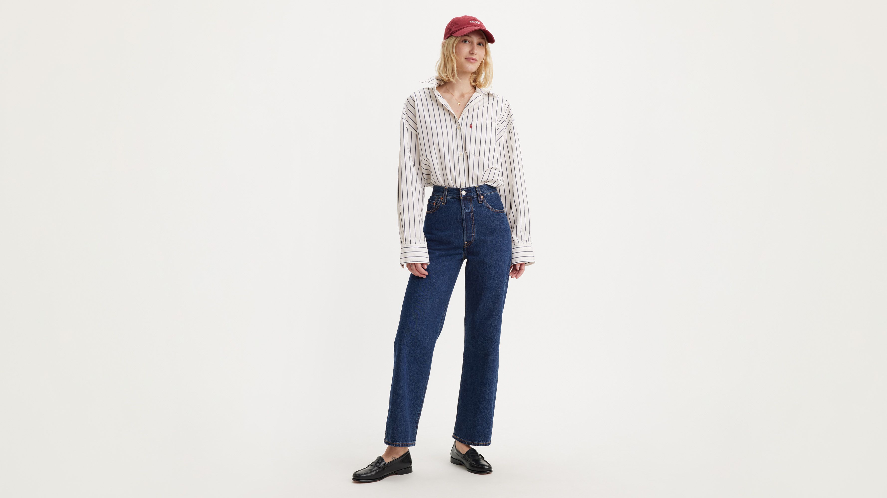 Levi's Ribcage Straight Ankle Women At The Ready – Alta