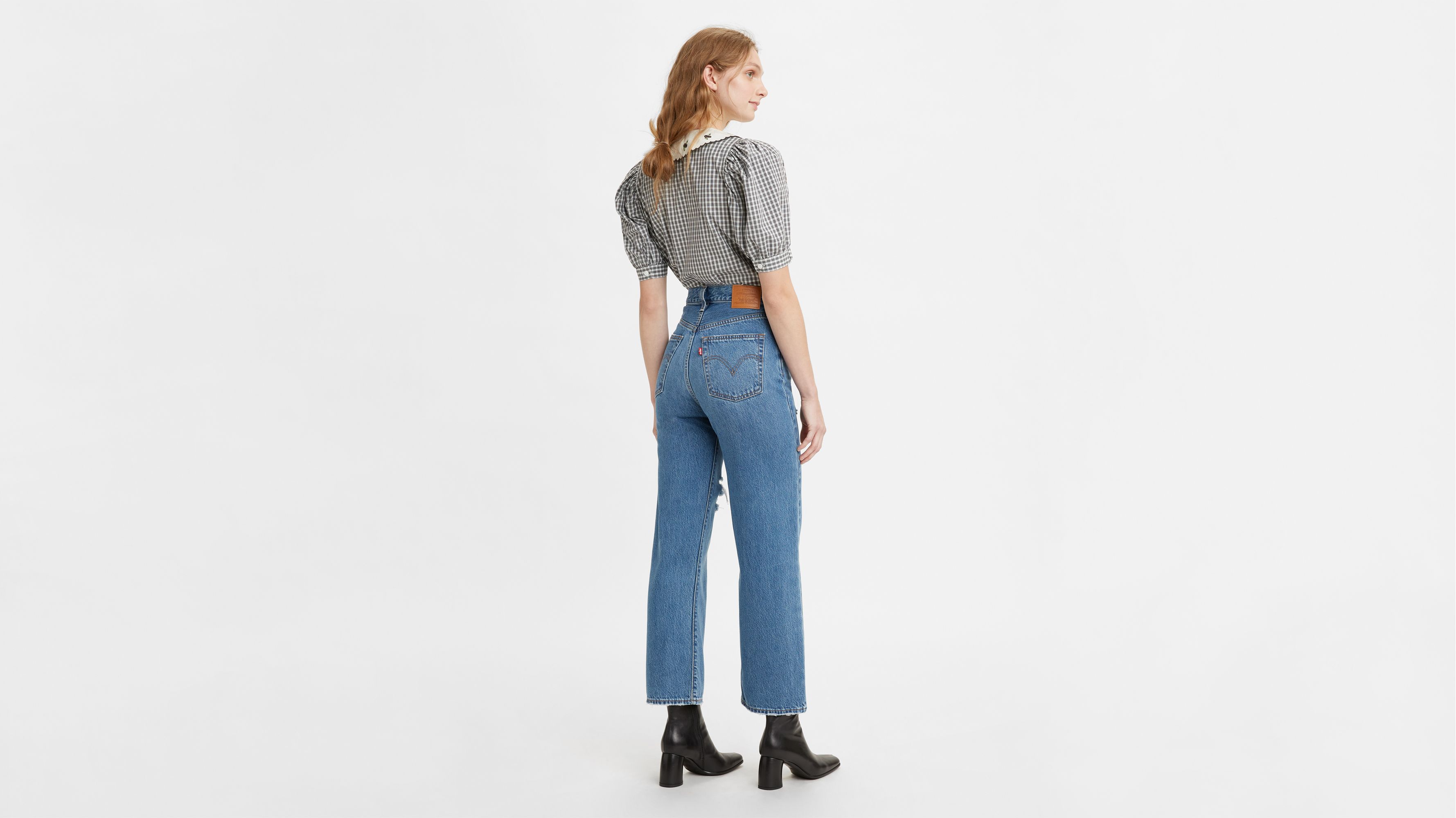 LEVI'S リフケシストレトアンクルシンス 72693 0177 Ribcage Straight Ankle Women's Jeans - Medium Wash | Levi's® US