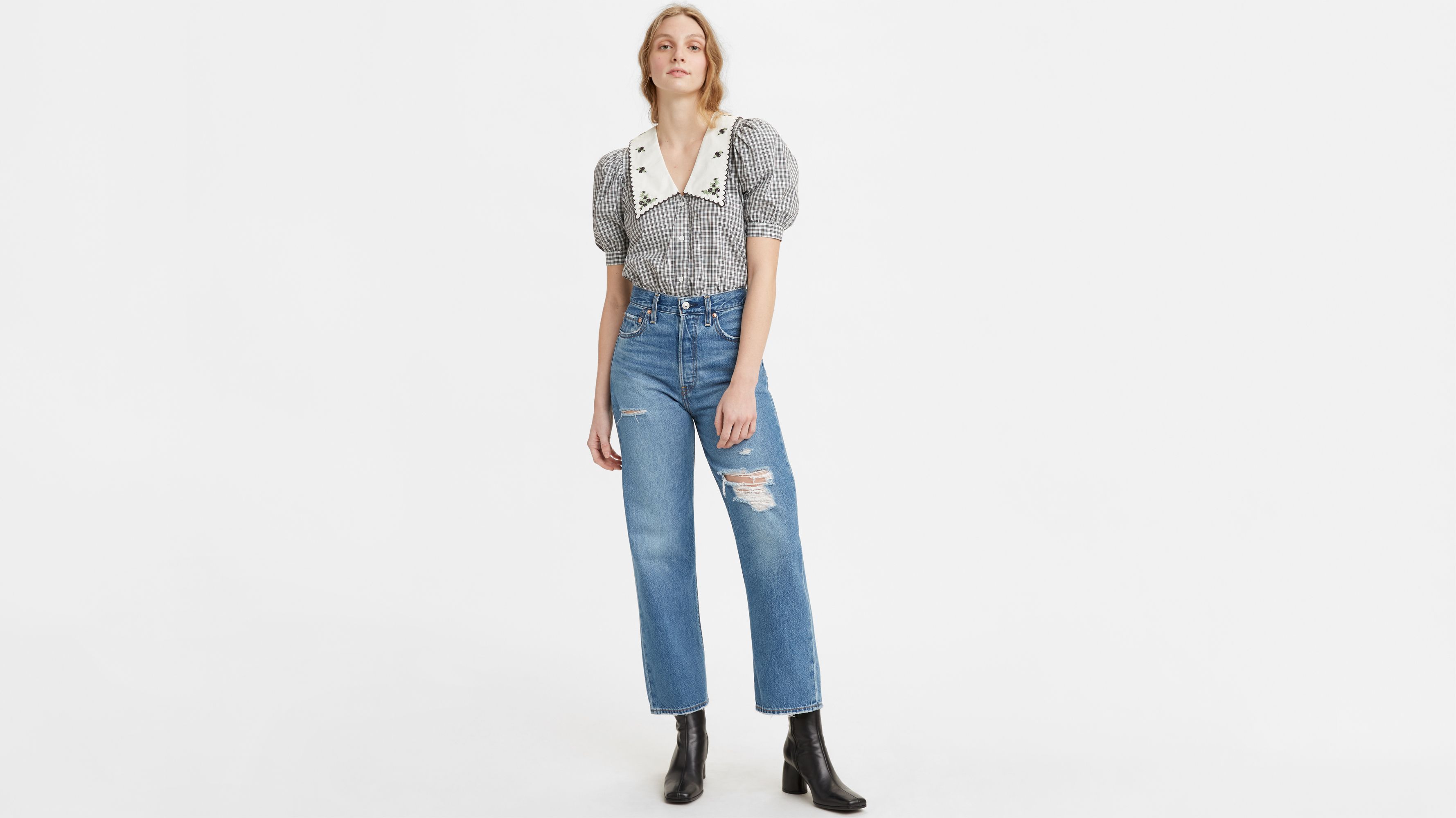 Ribcage Straight Ankle Women's Jeans 1