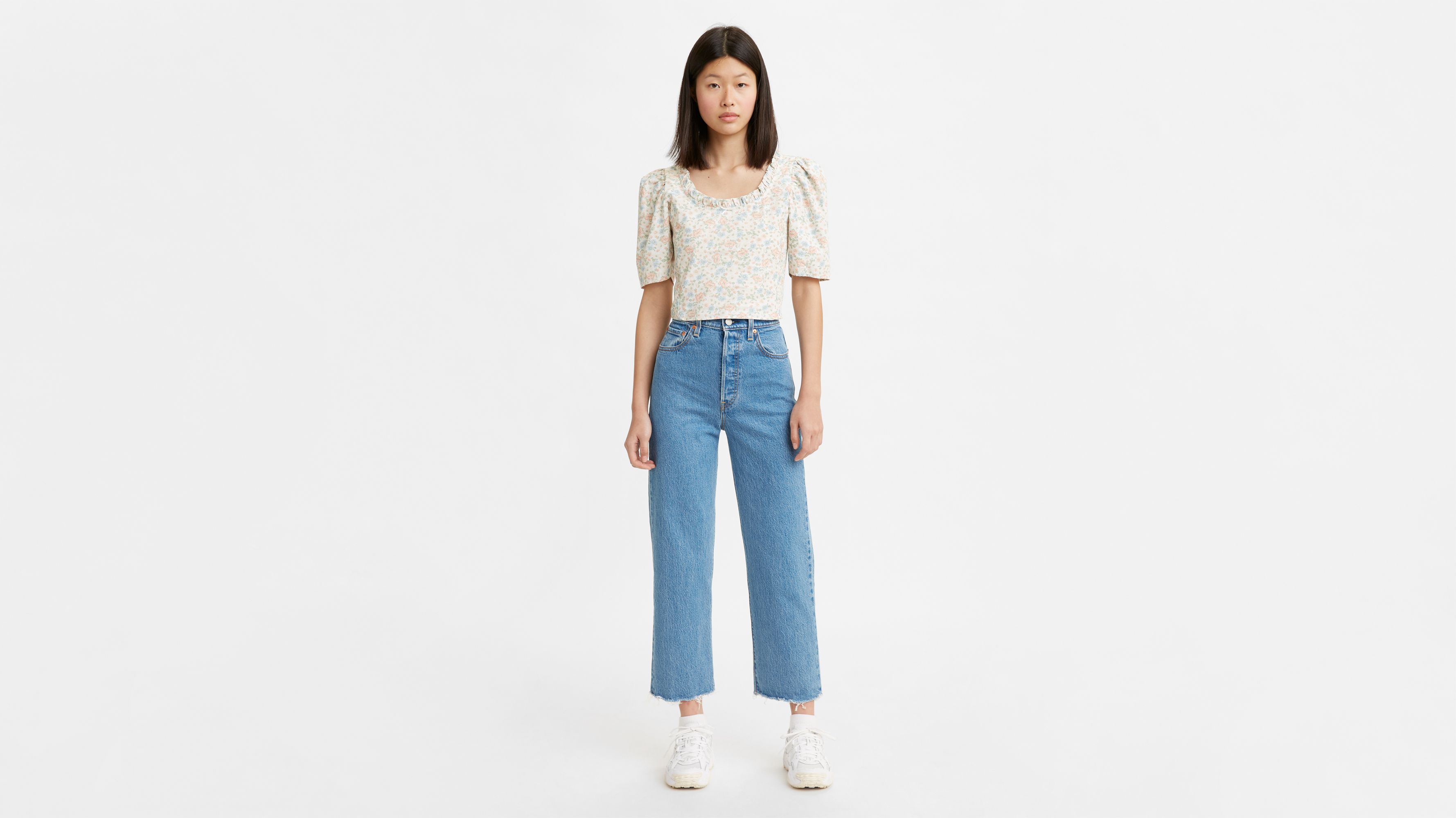 Ribcage Straight Ankle Women's Jeans - Medium Wash | Levi's® US