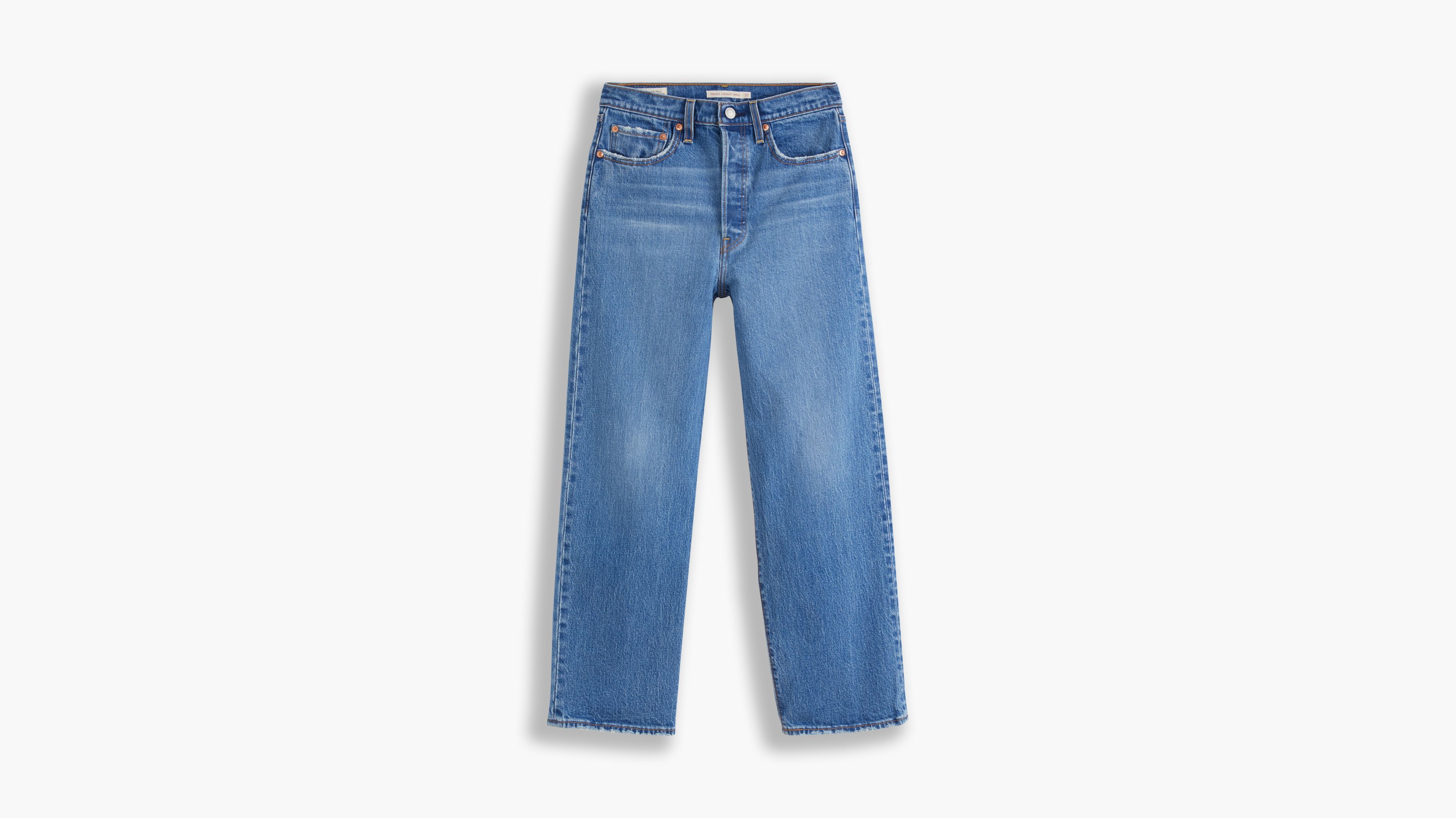 Ribcage Straight Ankle Jeans - Blue | Levi's® NO