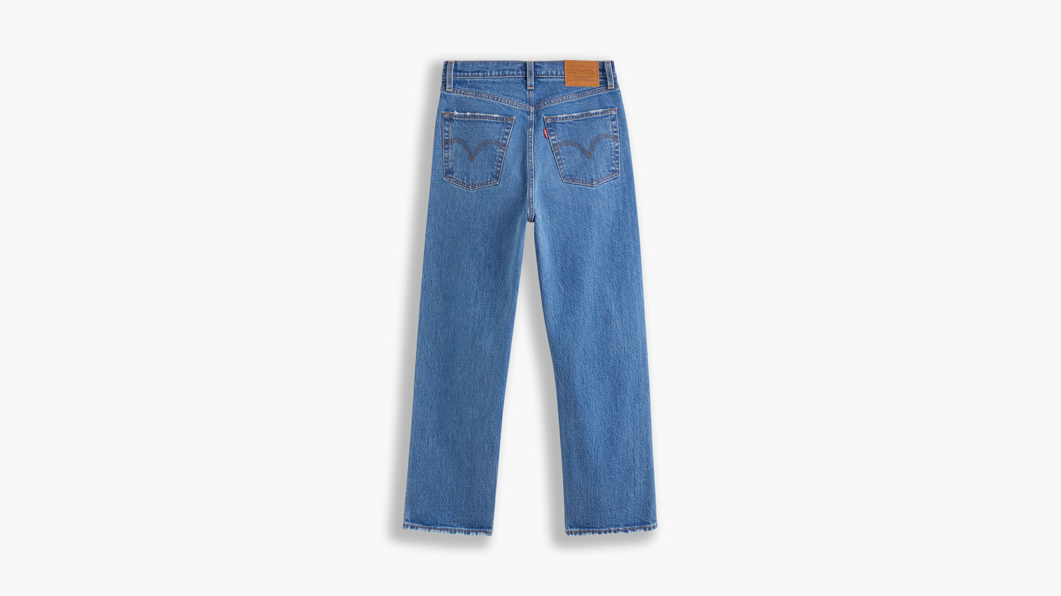 Levi's ribcage 2025 selvedge jeans