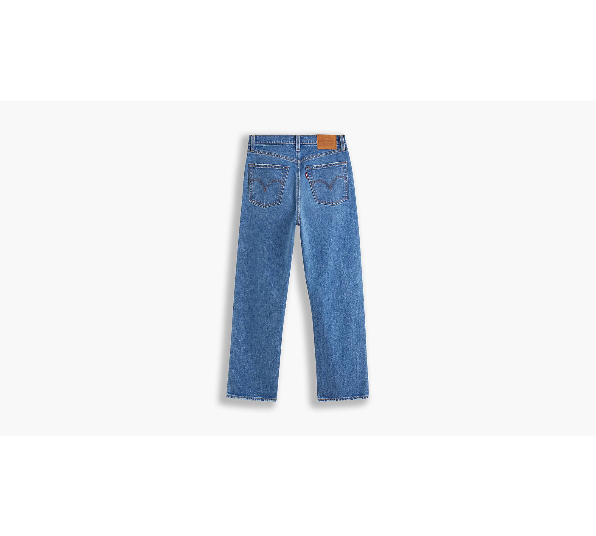 Levi's Ribcage Straight Ankle Jeans In The Middle