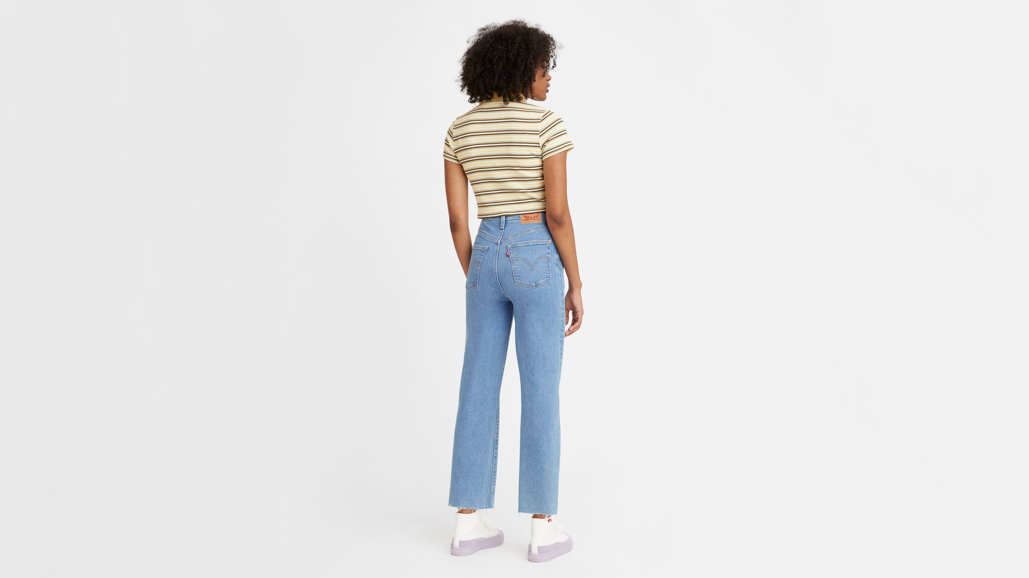 Ribcage Straight Ankle Jeans - Blue | Levi's® CY