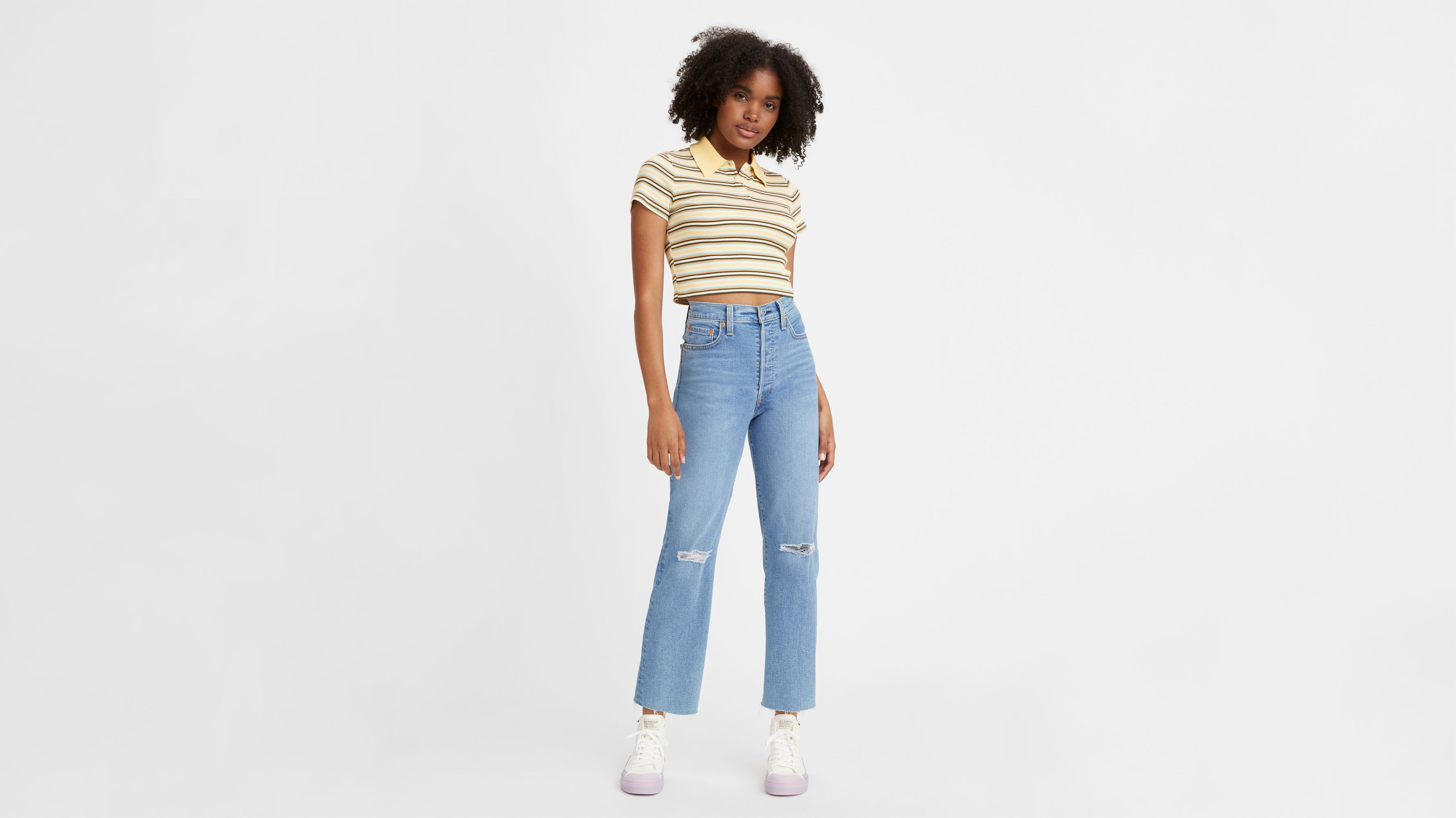 LEVI'S リフケシ ストレト アンクル シンス 72693 0177BLU Ribcage Straight Ankle Jeans - Blue | Levi's® XK