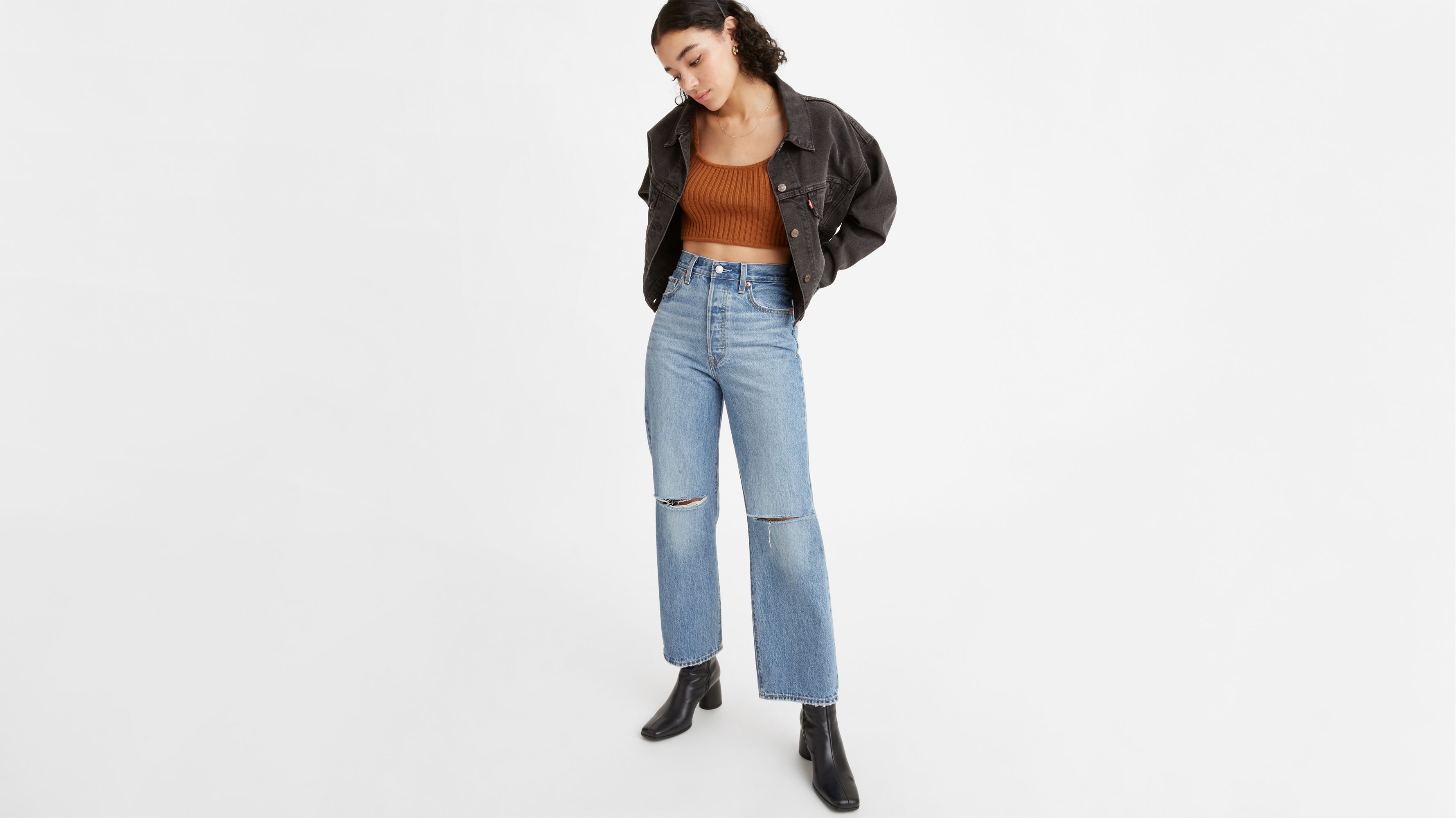 Ribcage Straight Ankle Women's Jeans 1