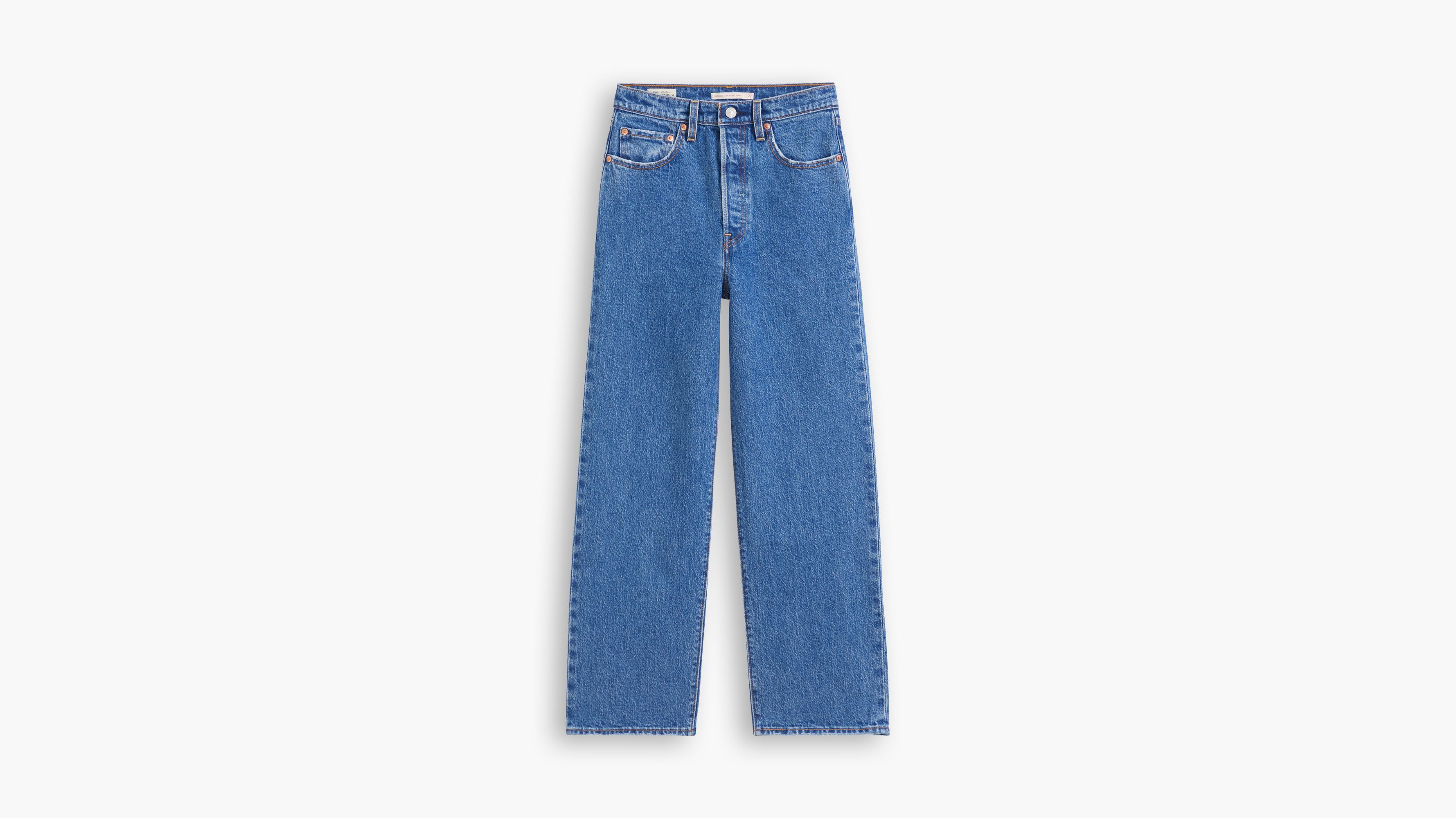 Jeans Mujer Ribcage Straight Ankle Azul Claro Levis