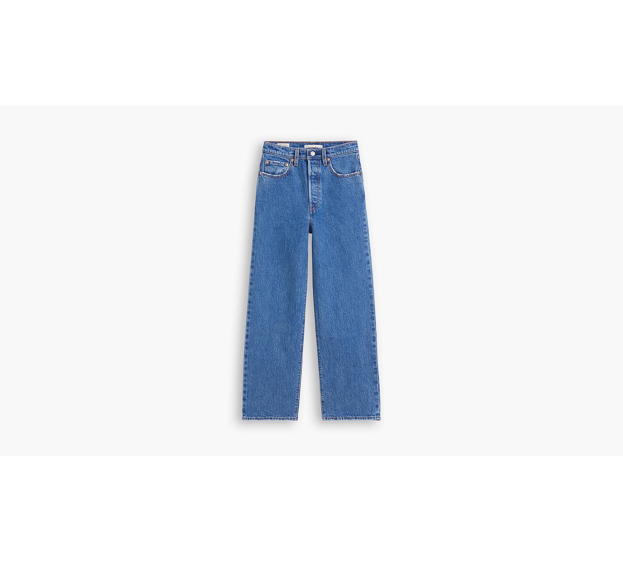 Ribcage Straight Ankle Jeans - Blue | Levi's® GR