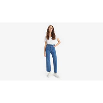 Ribcage Straight Ankle Jeans 1