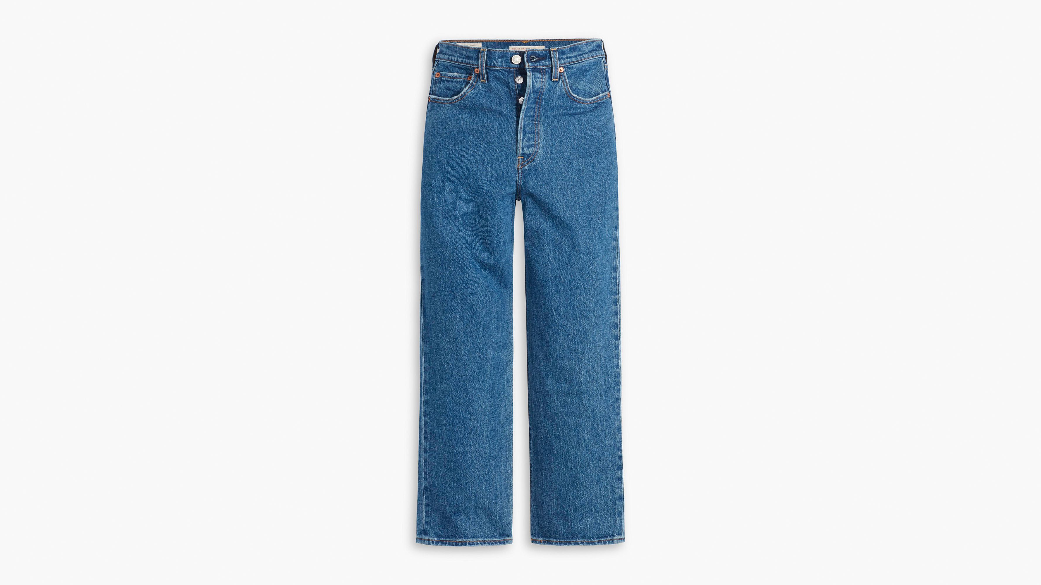 Levi's Ribcage Straight Ankle Jeans in In The Middle • Shop American  Threads Women's Trendy Online Boutique – americanthreads