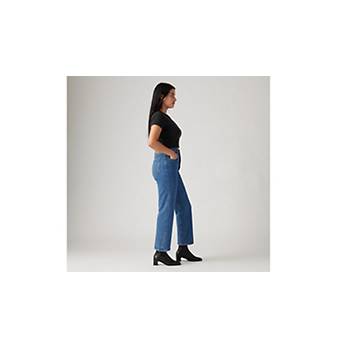 Ribcage Straight Ankle Women's Jeans - Medium Wash