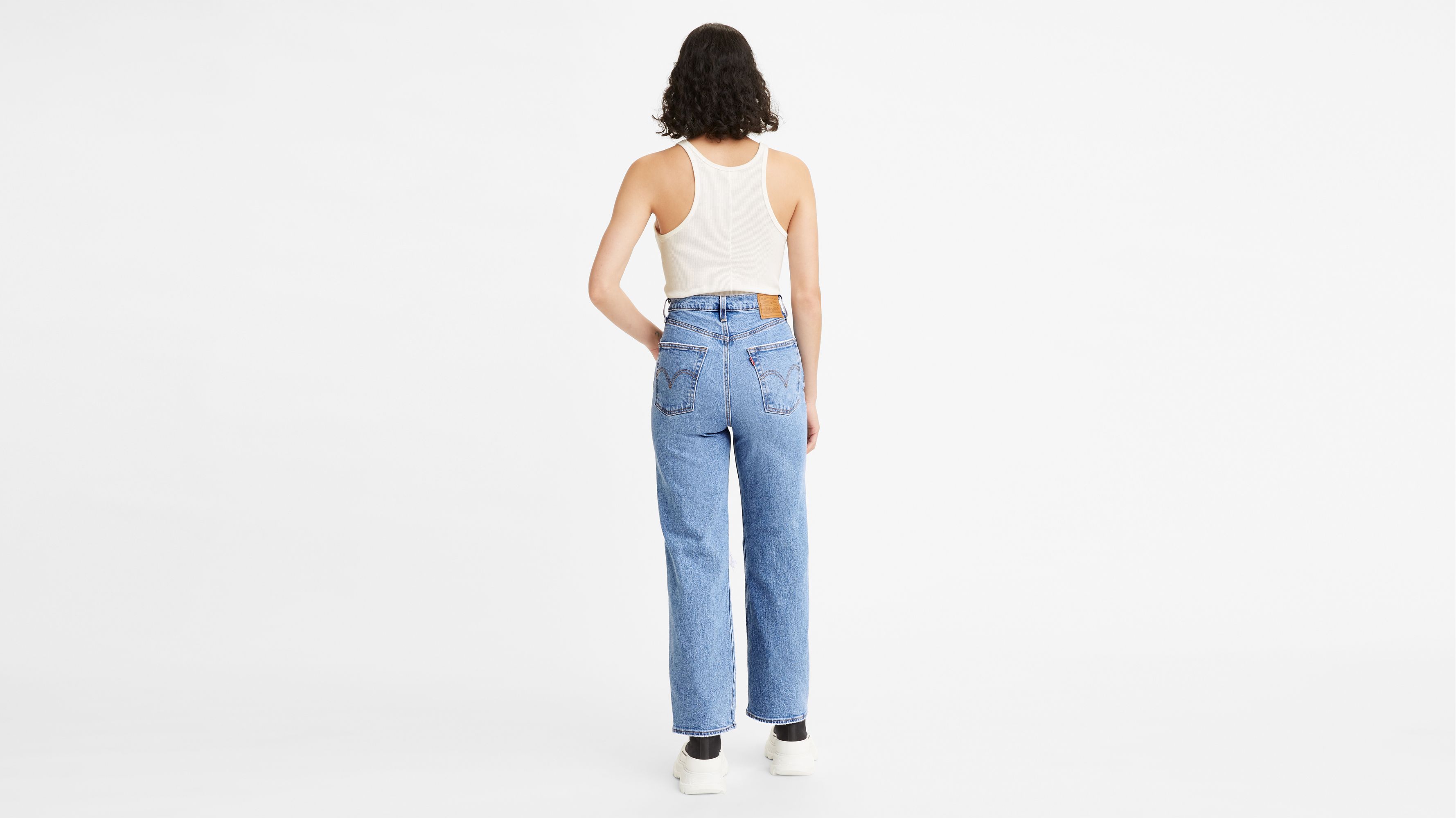 levi's ribcage straight jeans