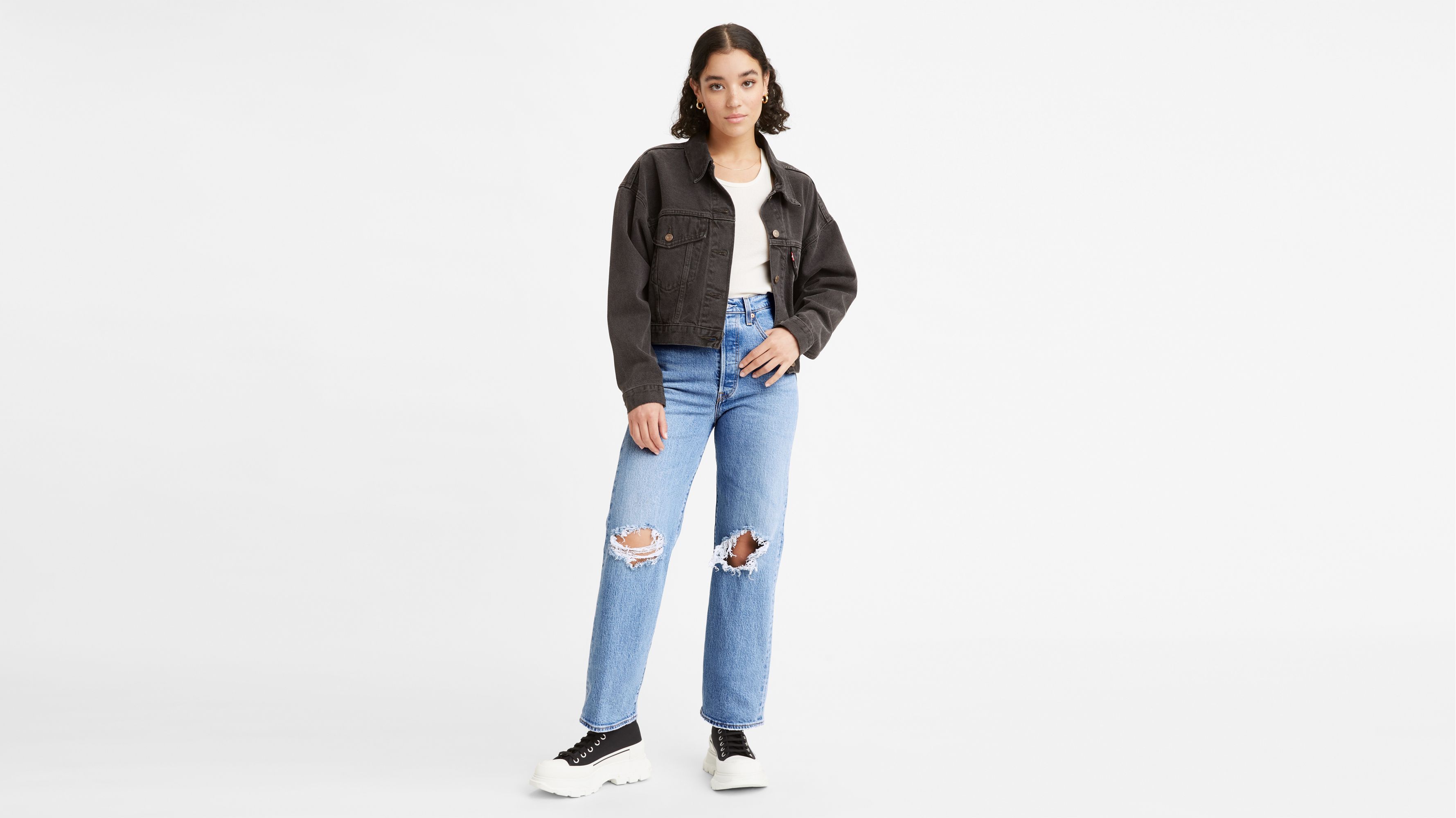 Ribcage Straight Ankle Women's Jeans 1