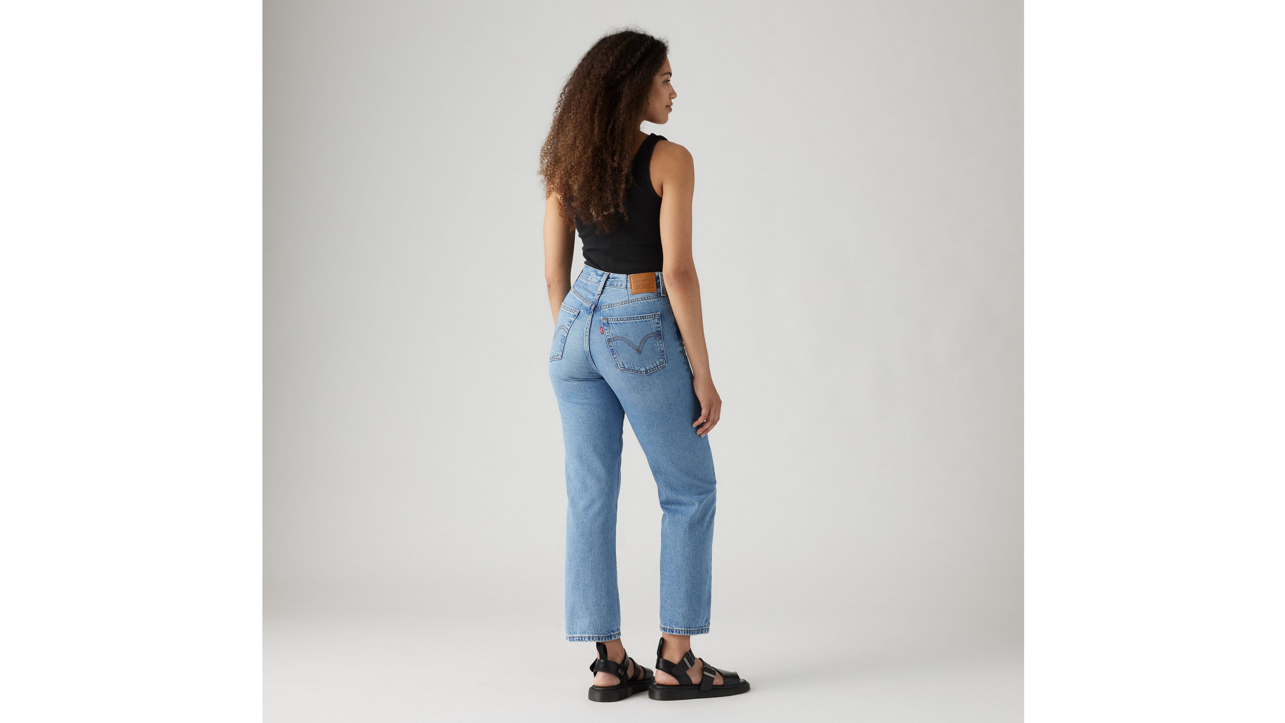 Levi's Ribcage Straight Ankle Jeans Bernal Love 72693-0073 - Free Shipping  at Largo Drive