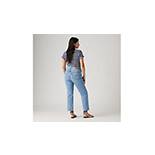 Levis Ribcage Straight Ankle Jeans Womens 29x27 Medium Wash High Rise  726930055