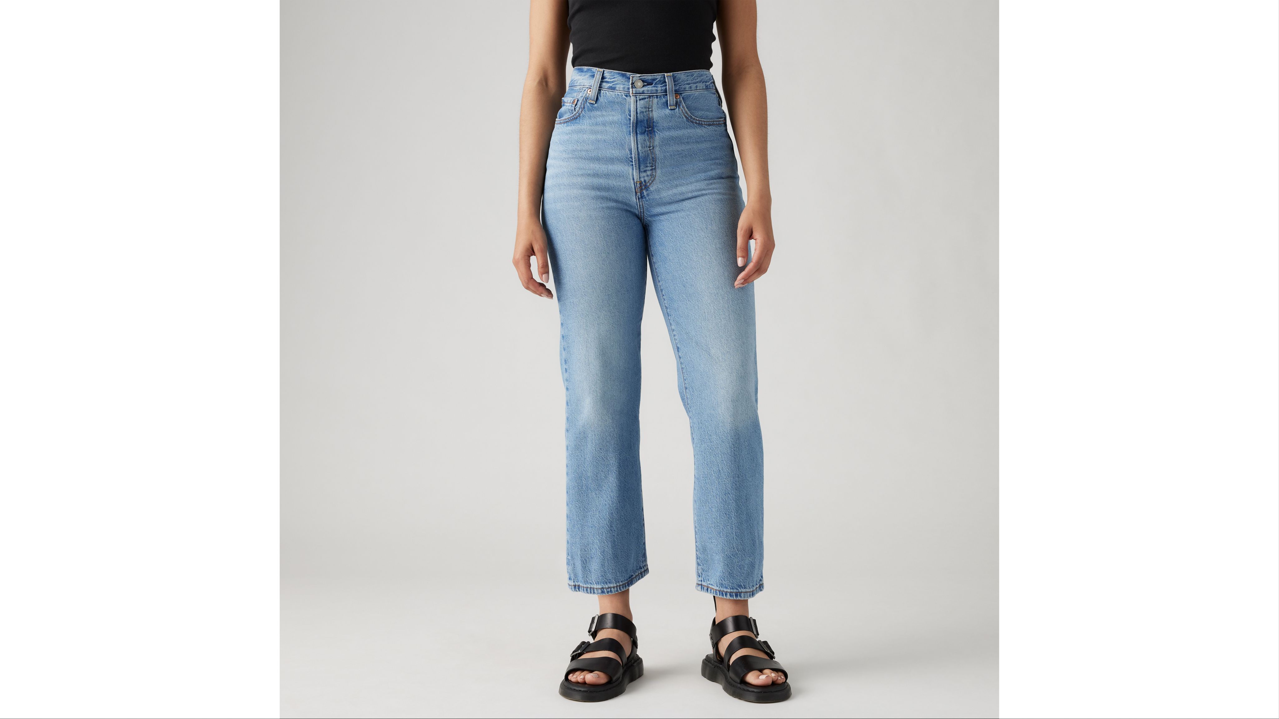 Levi's Ribcage Straight Ankle Jeans Bernal Love 72693-0073 - Free Shipping  at Largo Drive