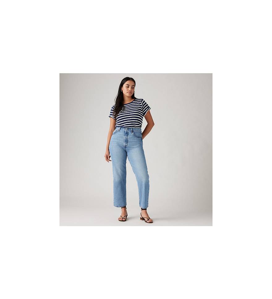 These Levi's Ribcage Straight Ankle Jeans Are About To Become Your