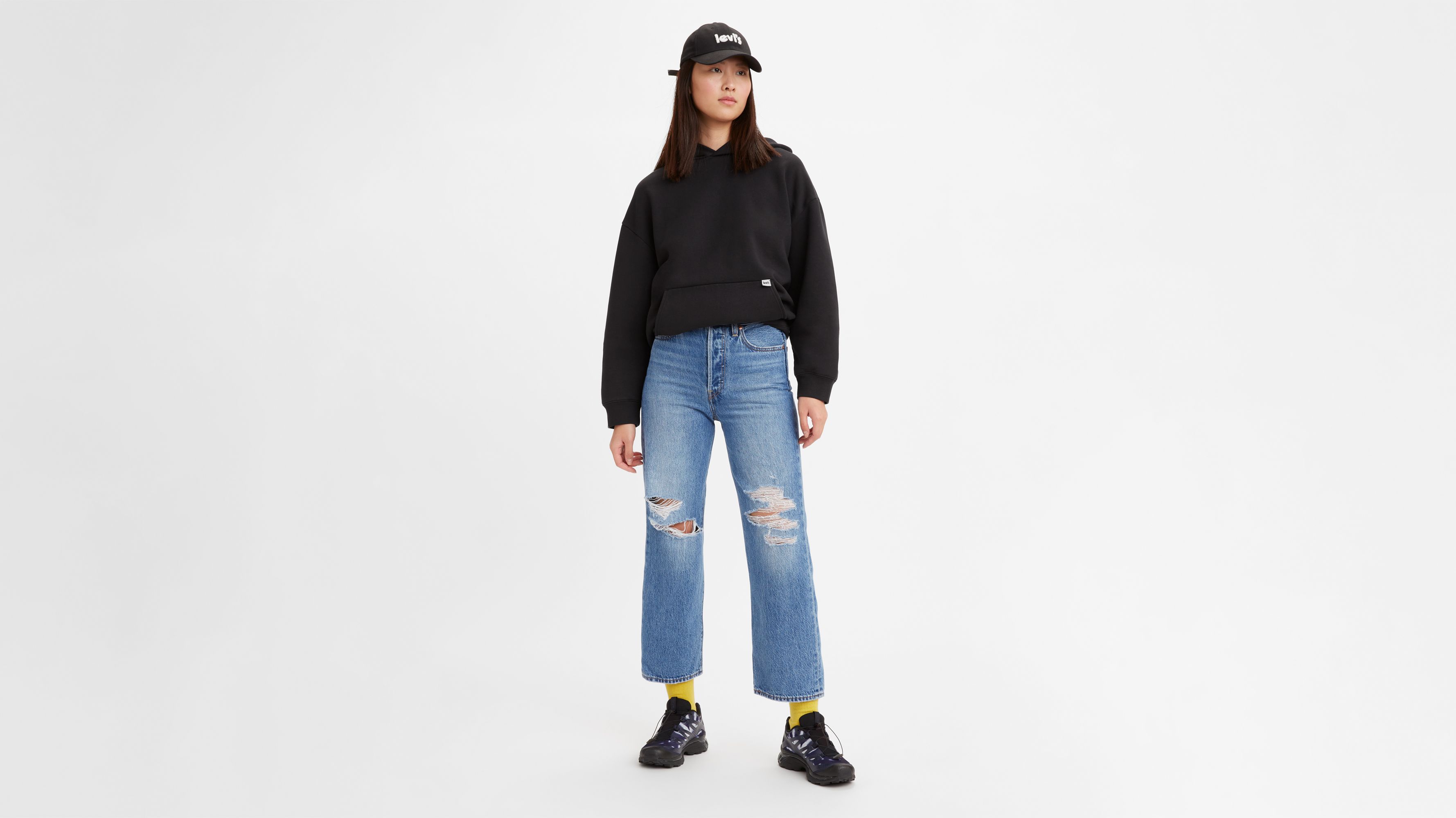 Levi's ribcage jeans haters gonna hate best sale