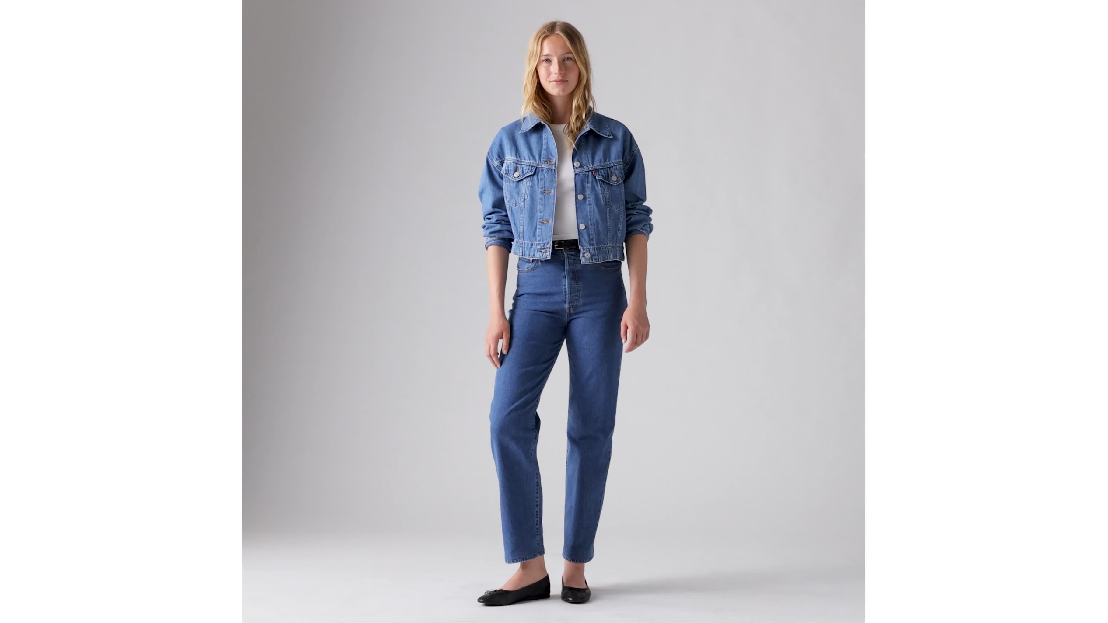 Ribcage Straight Ankle Jeans 1