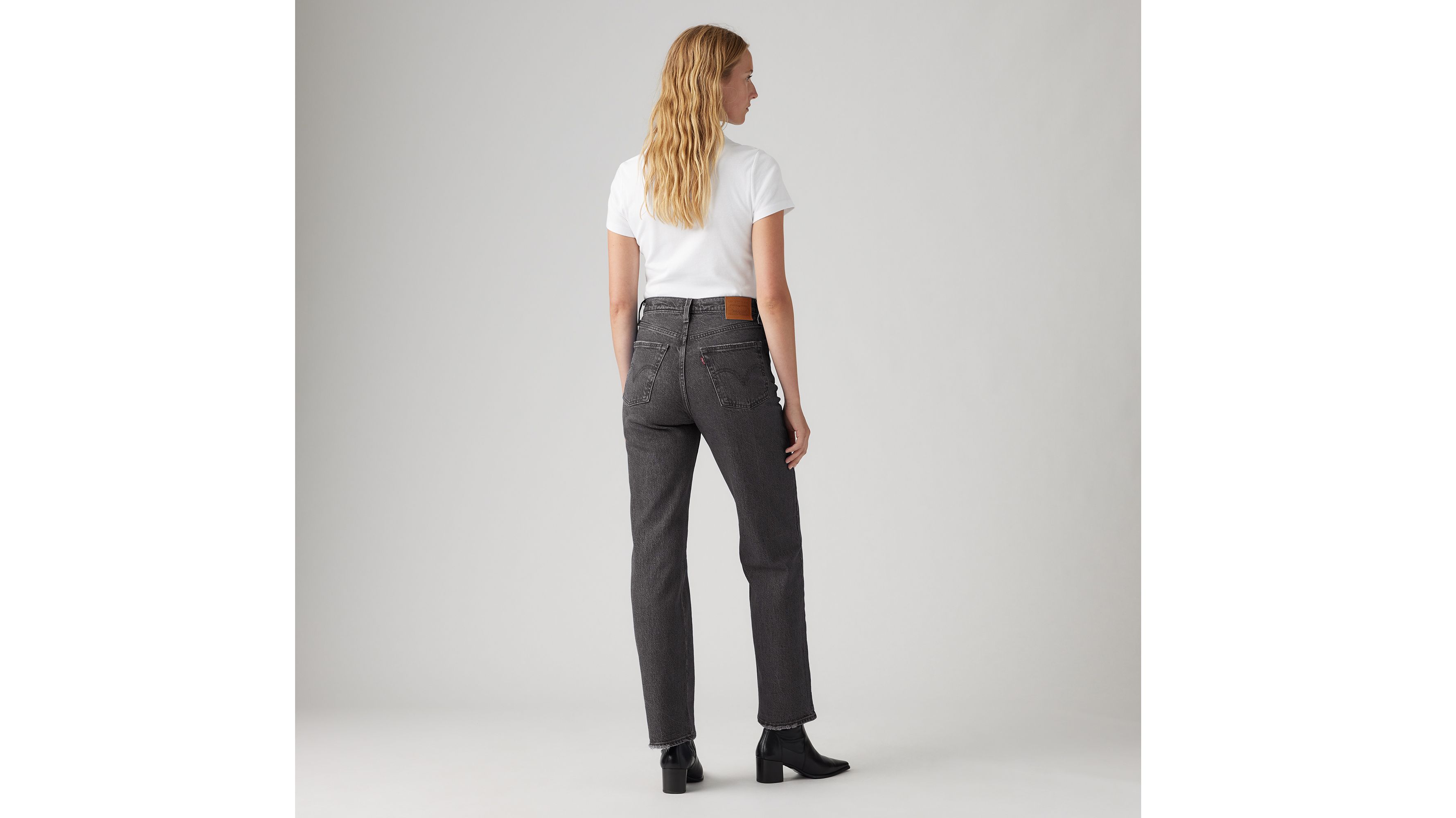 LEVI'S RIBCAGE STRAIGHT ANKLE JEANS 