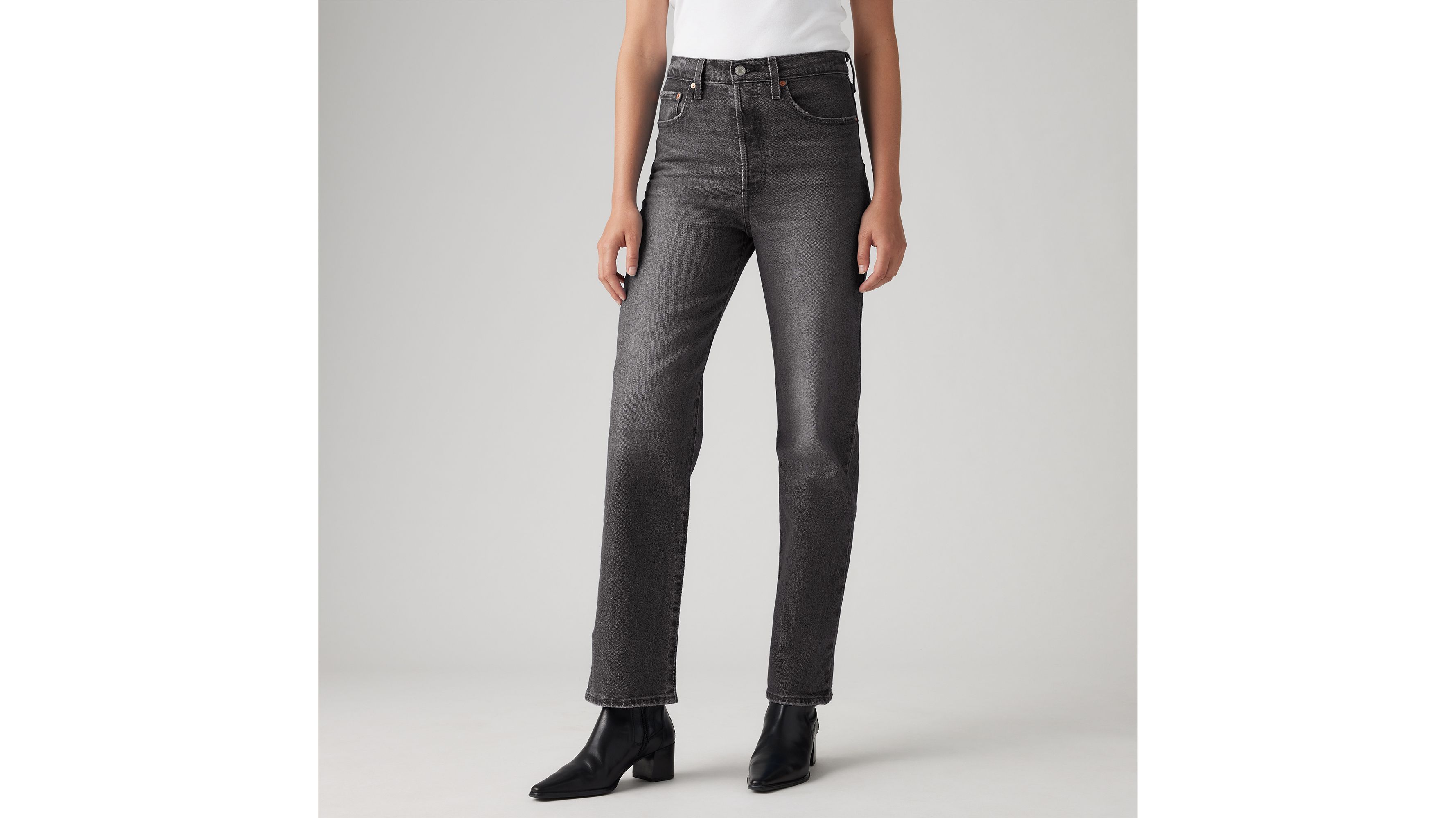 LEVI'S RIBCAGE STRAIGHT ANKLE JEANS 