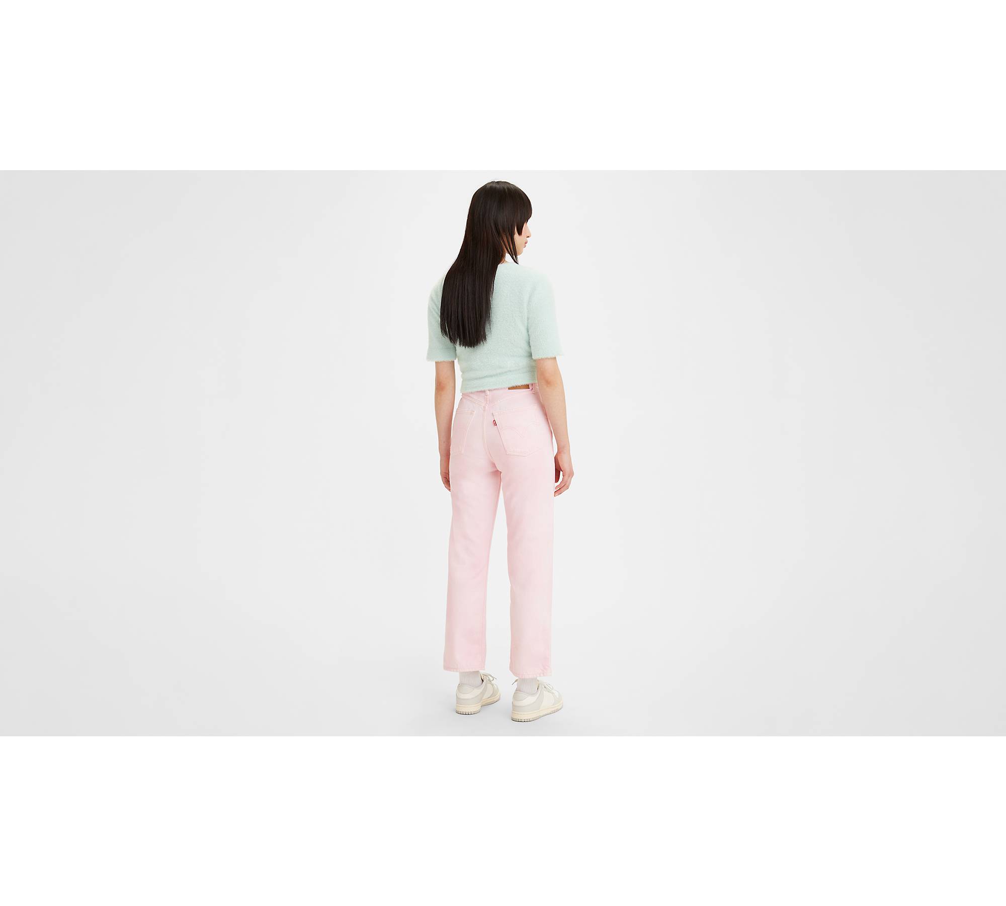 Ribcage Straight Ankle Women's Jeans - Pink | Levi's® US