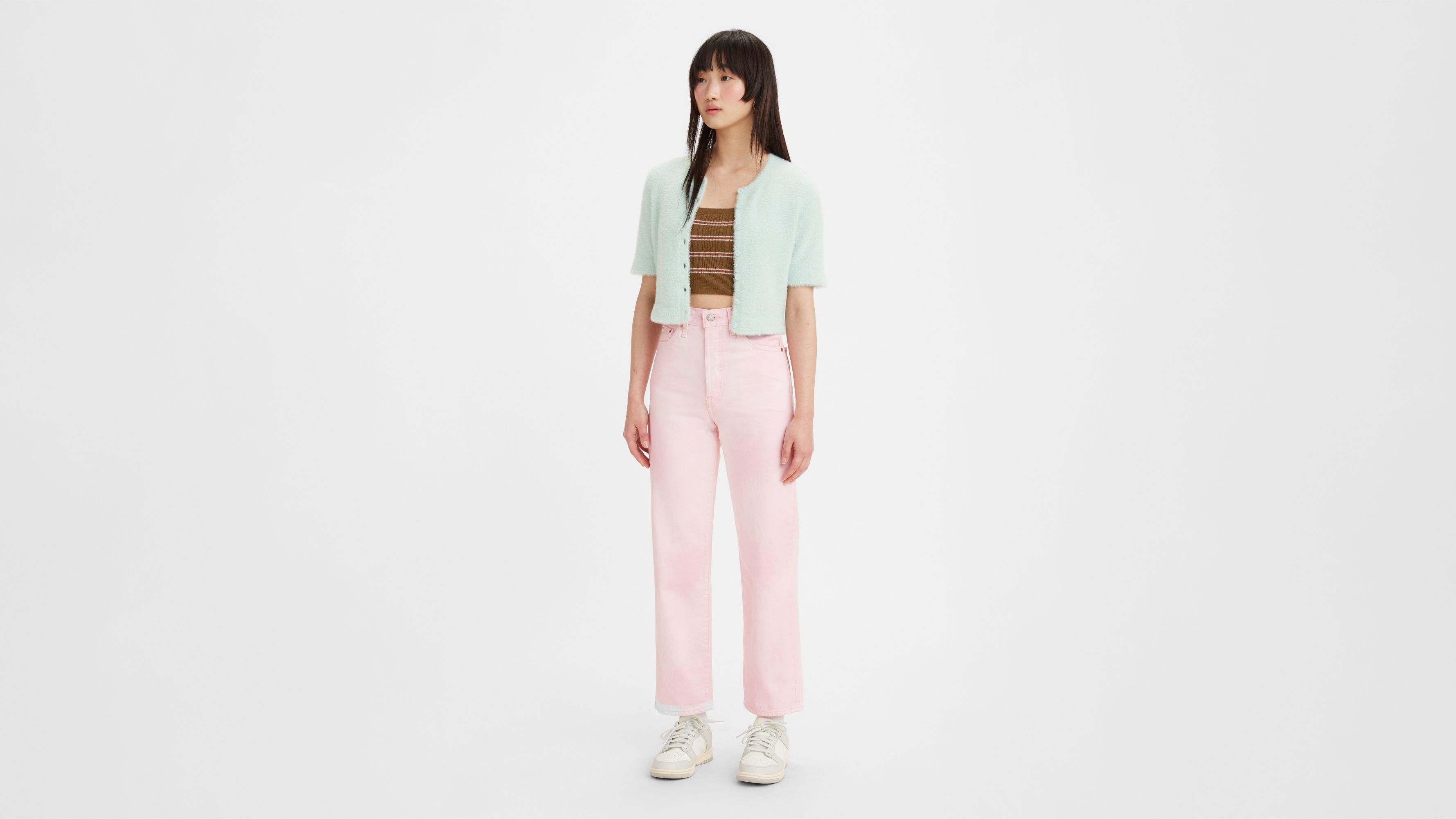 Pink on sale levis womens