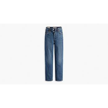 Levi's Ribcage wide leg jeans in navy blue