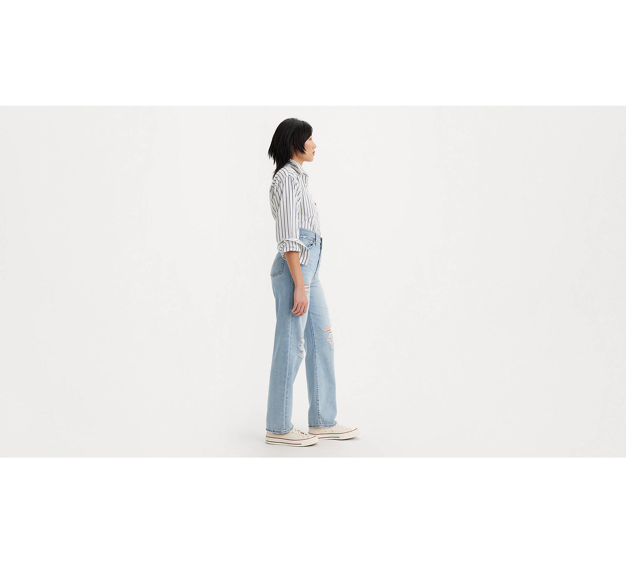 Ribcage Straight Ankle Women's Jeans - Light Wash | Levi's® CA