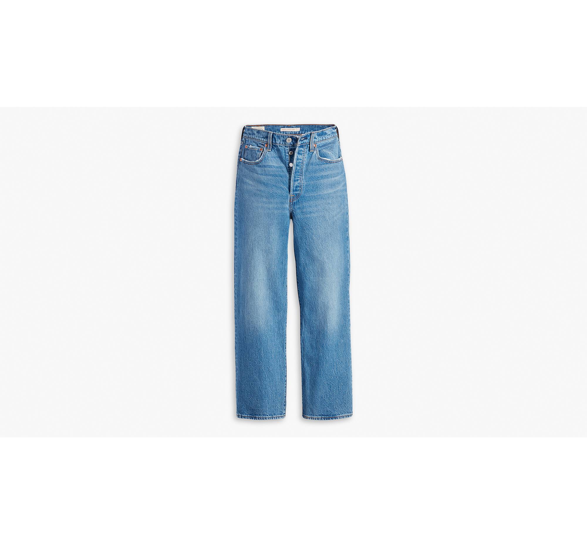Ribcage Straight Ankle Jeans - Blue | Levi's® RO