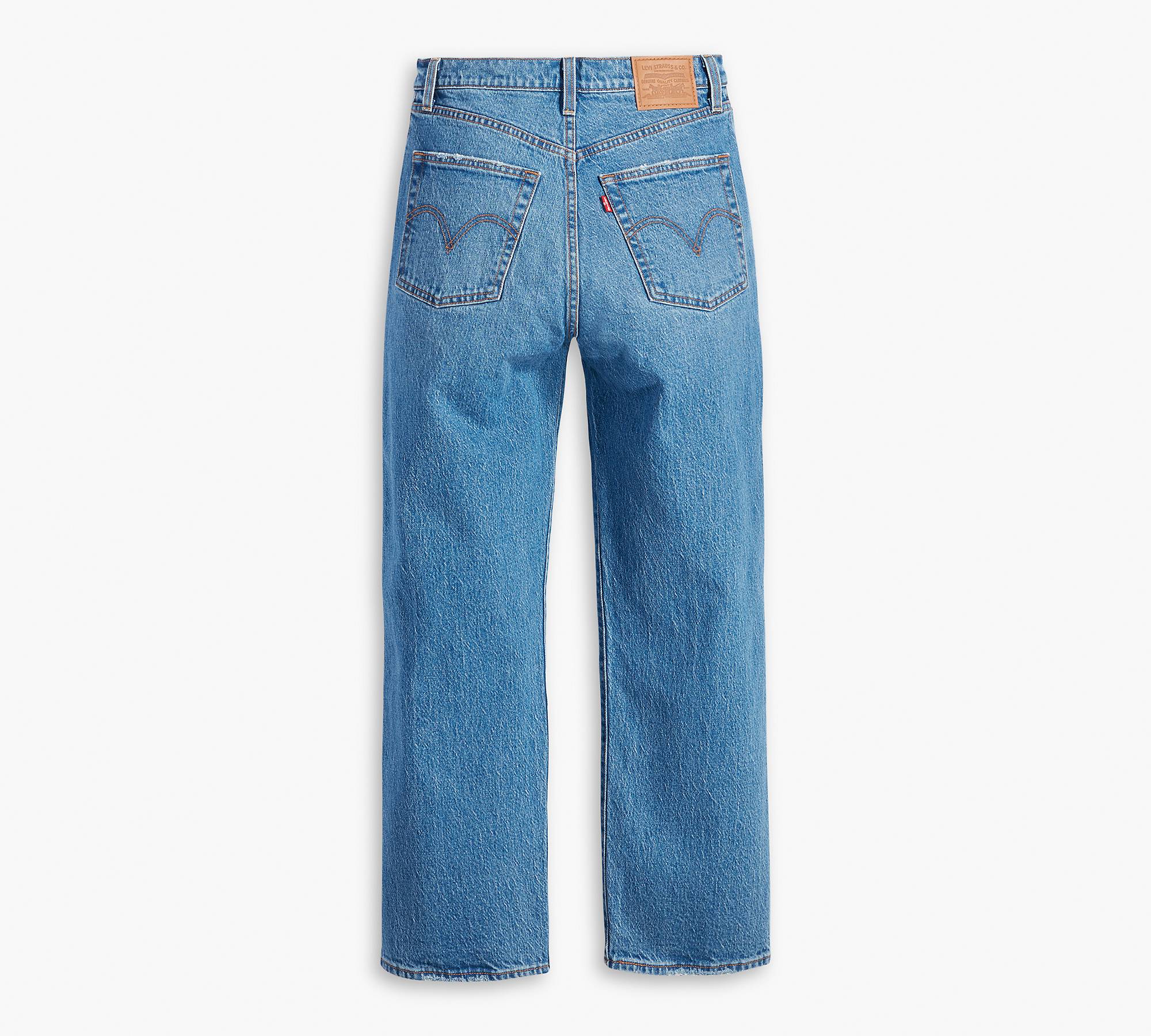 Ribcage Straight Ankle Jeans Blue Levis® Gr