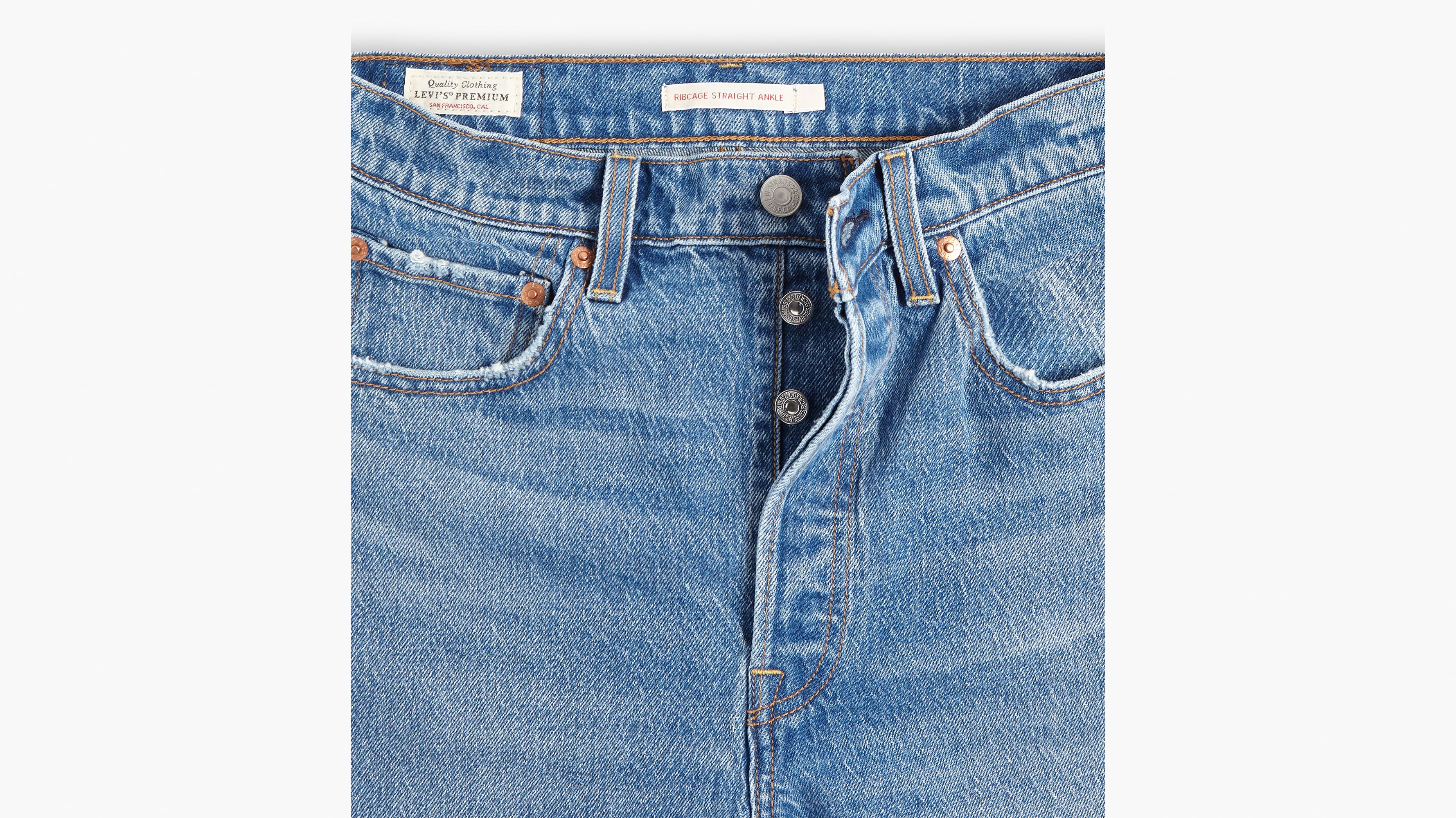 Levi's Ribcage Straight Ankle Jeans in In The Middle • Shop American  Threads Women's Trendy Online Boutique – americanthreads