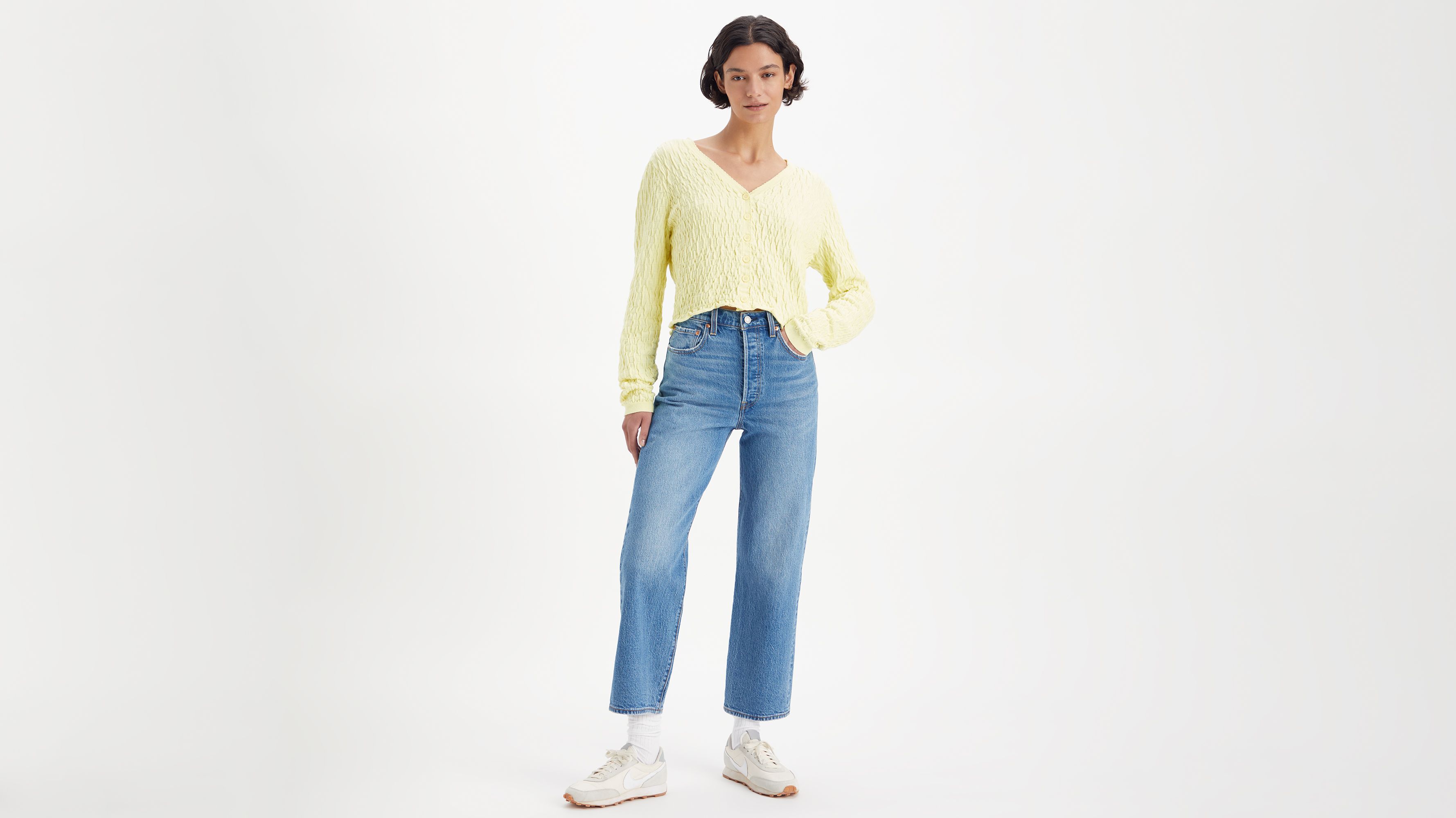 Ribcage Straight Ankle Jeans 1